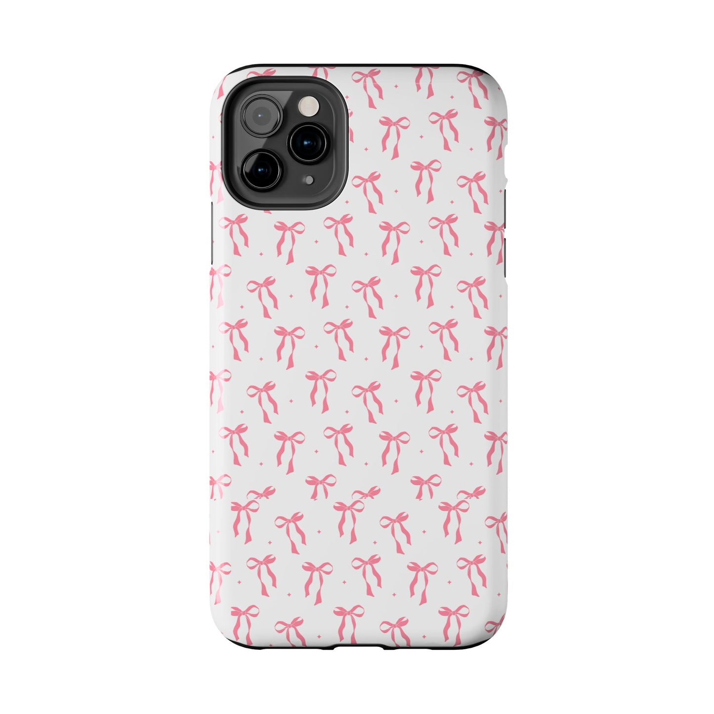 Ribbon Ballet Tough Phone Case - Stylish pink bows aesthetic