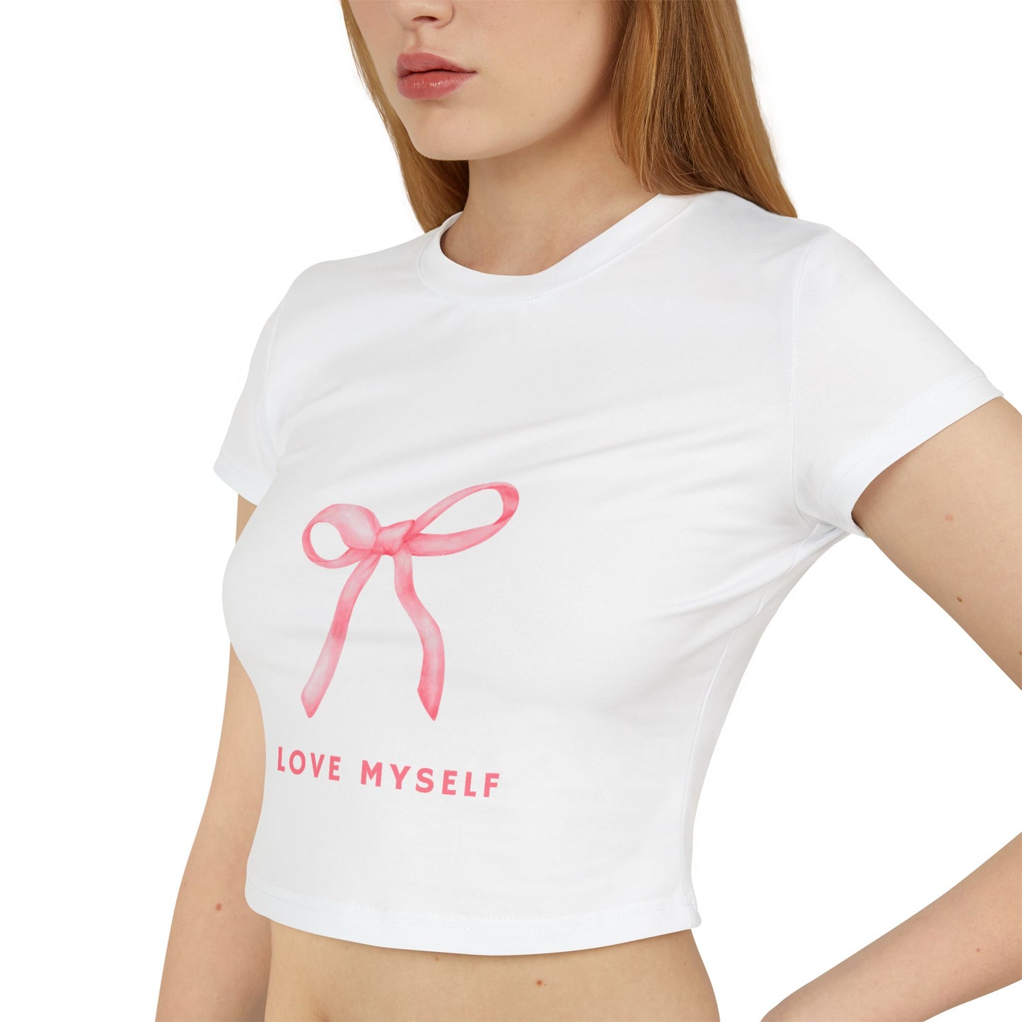 I Love Myself Women's Baby Tee - Self-Love Fashion for Everyday Wear
