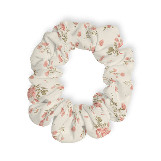Floral Scrunchie - Soft Rose Design for Stylish Hair Accessories