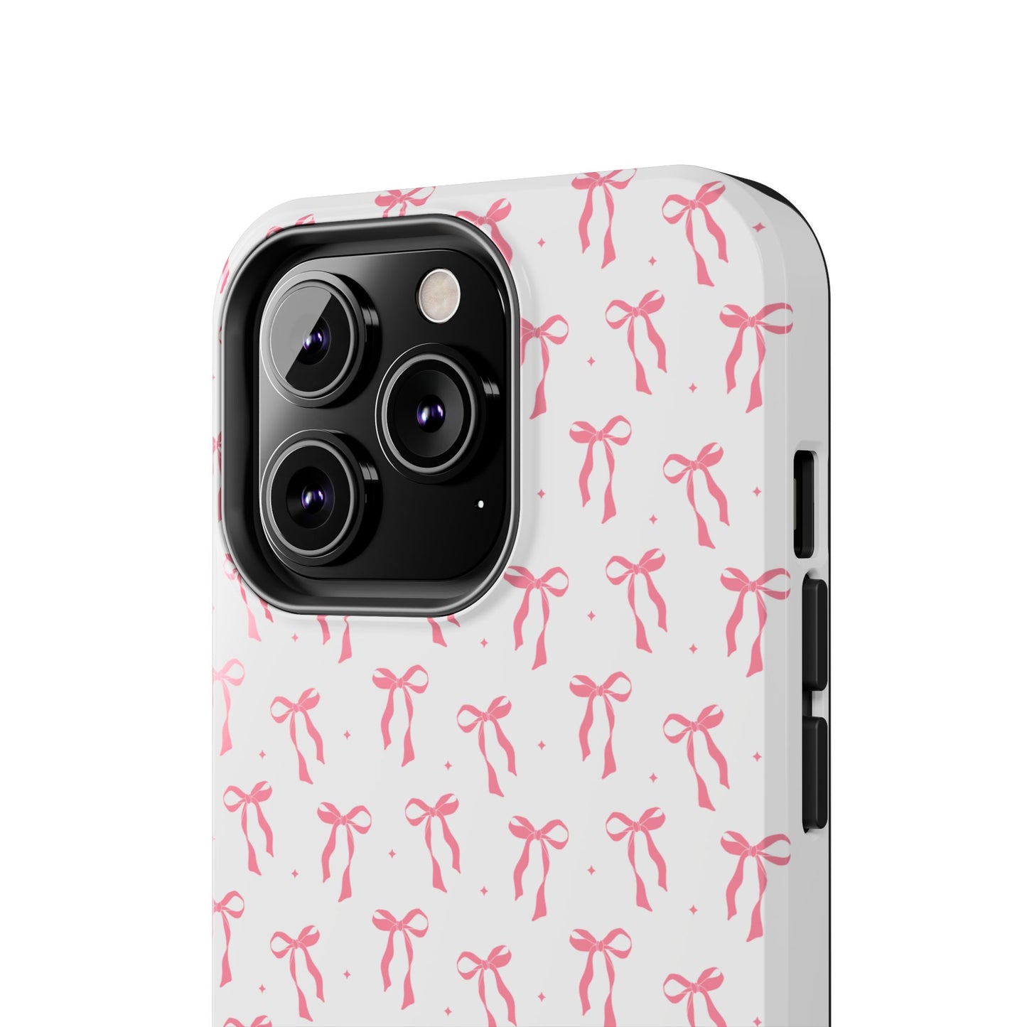 Ribbon Ballet Tough Phone Case - Stylish pink bows aesthetic