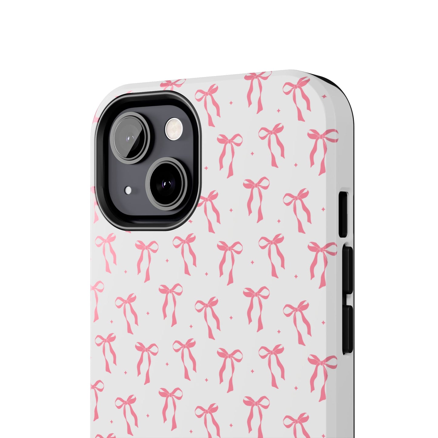 Ribbon Ballet Tough Phone Case - Stylish pink bows aesthetic