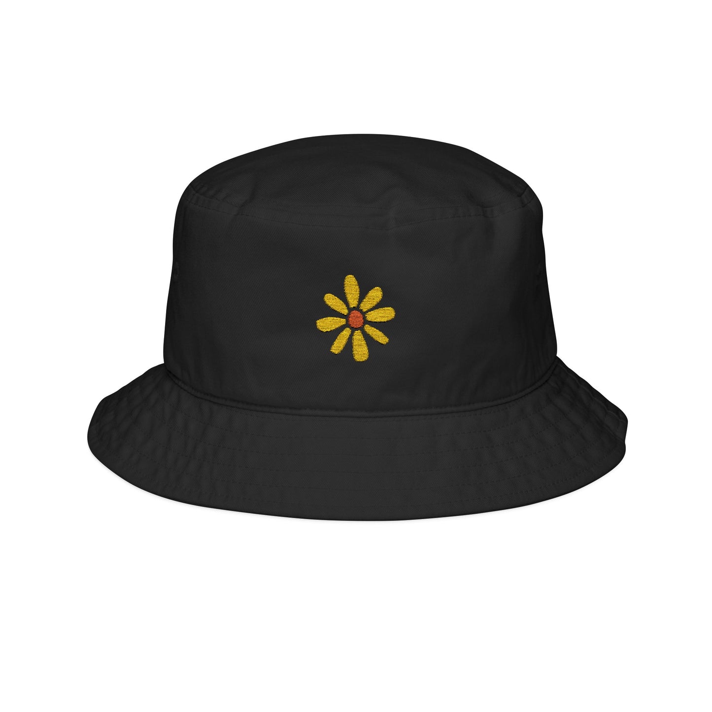 Vibey Embroidered Floral Bucket Hat - Perfect for Summer Outings