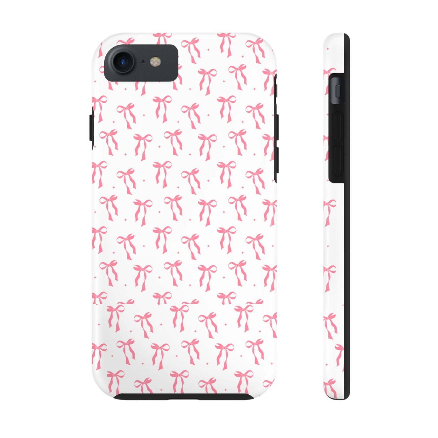 Ribbon Ballet Tough Phone Case - Stylish pink bows aesthetic