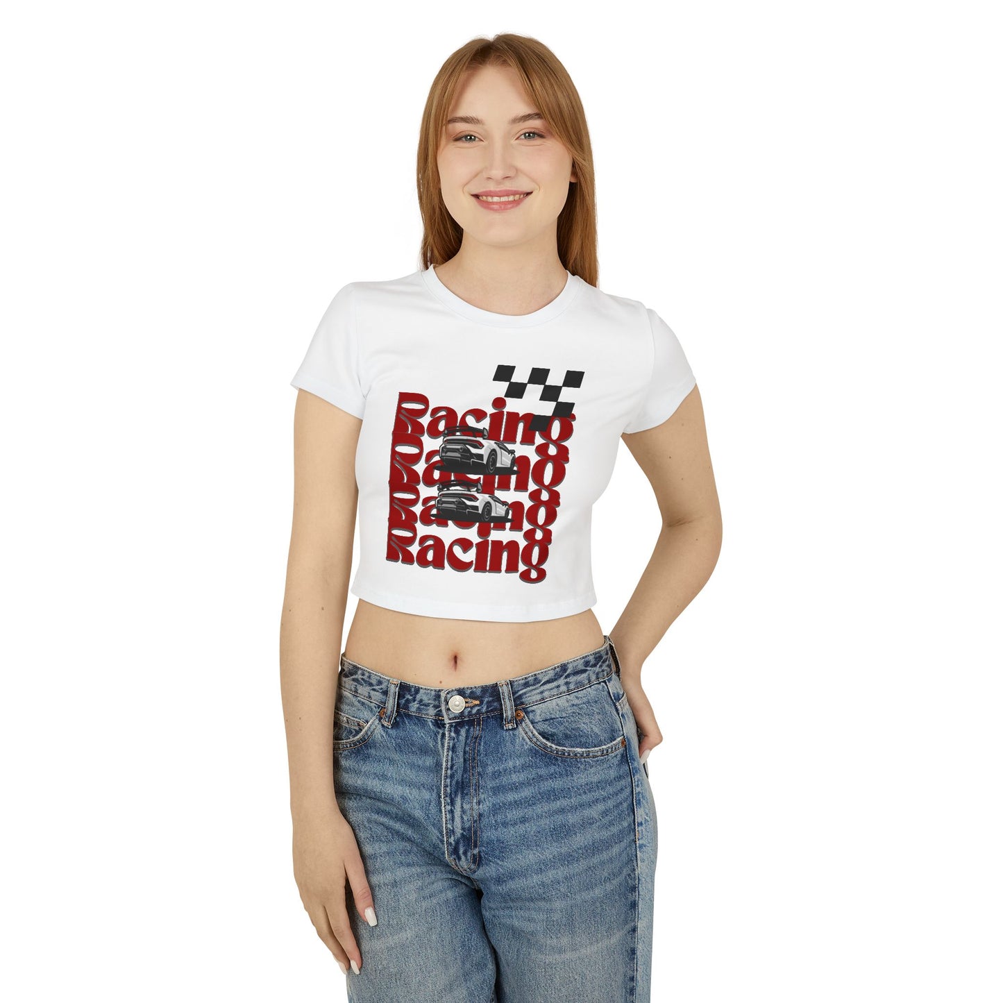 Racing Tee - Trendy Women's Sportswear, Perfect for Racing Fans, Casual Outings, Gifts for Her, Summer Style, Weekend Comfort