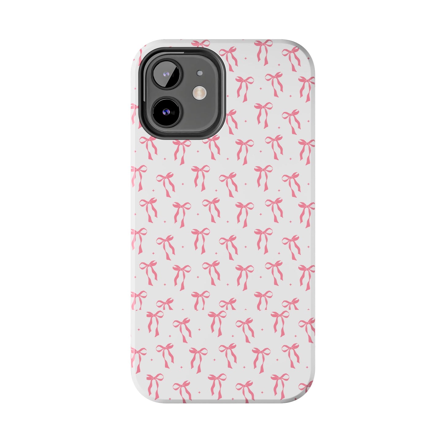 Ribbon Ballet Tough Phone Case - Stylish pink bows aesthetic