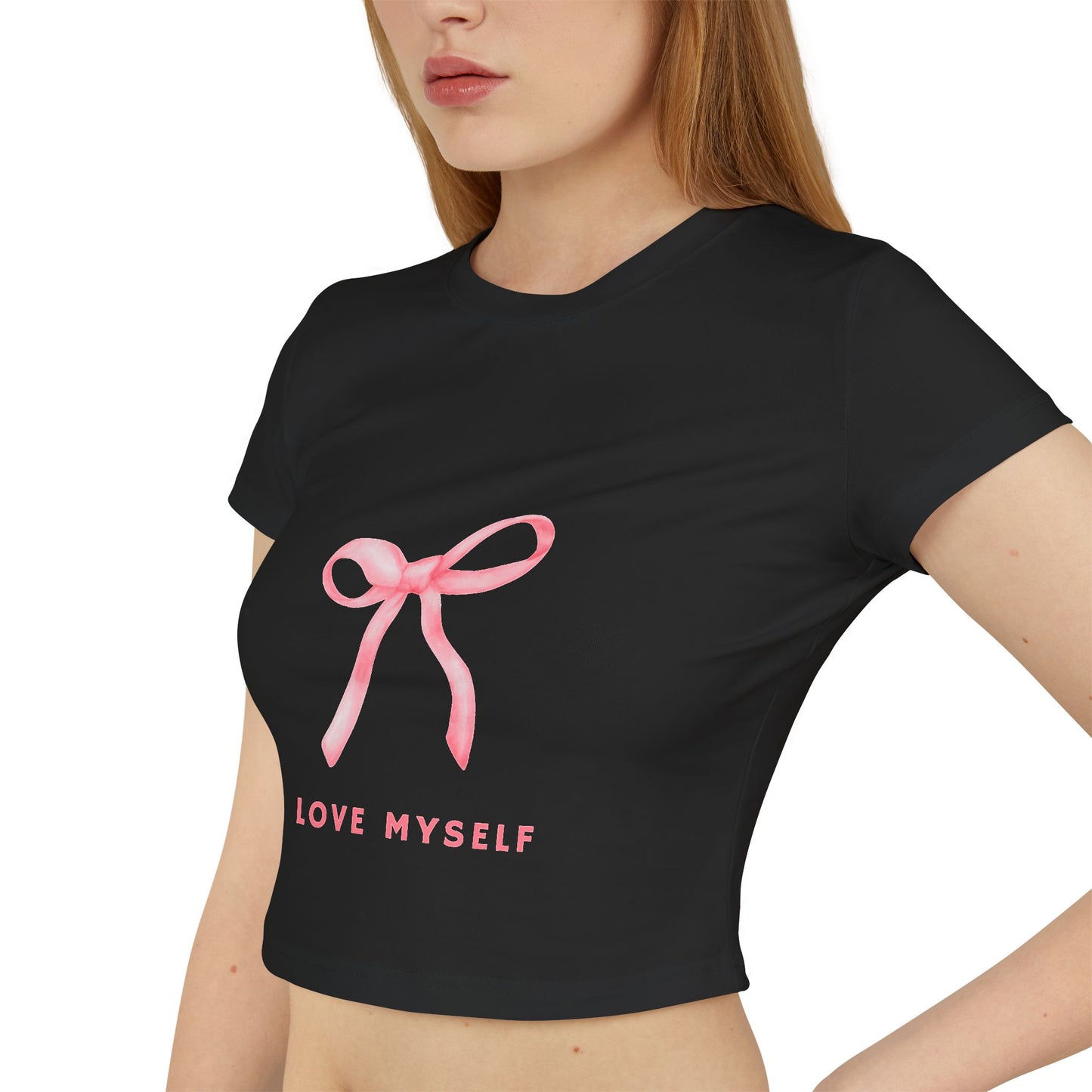 I Love Myself Women's Baby Tee - Self-Love Fashion for Everyday Wear