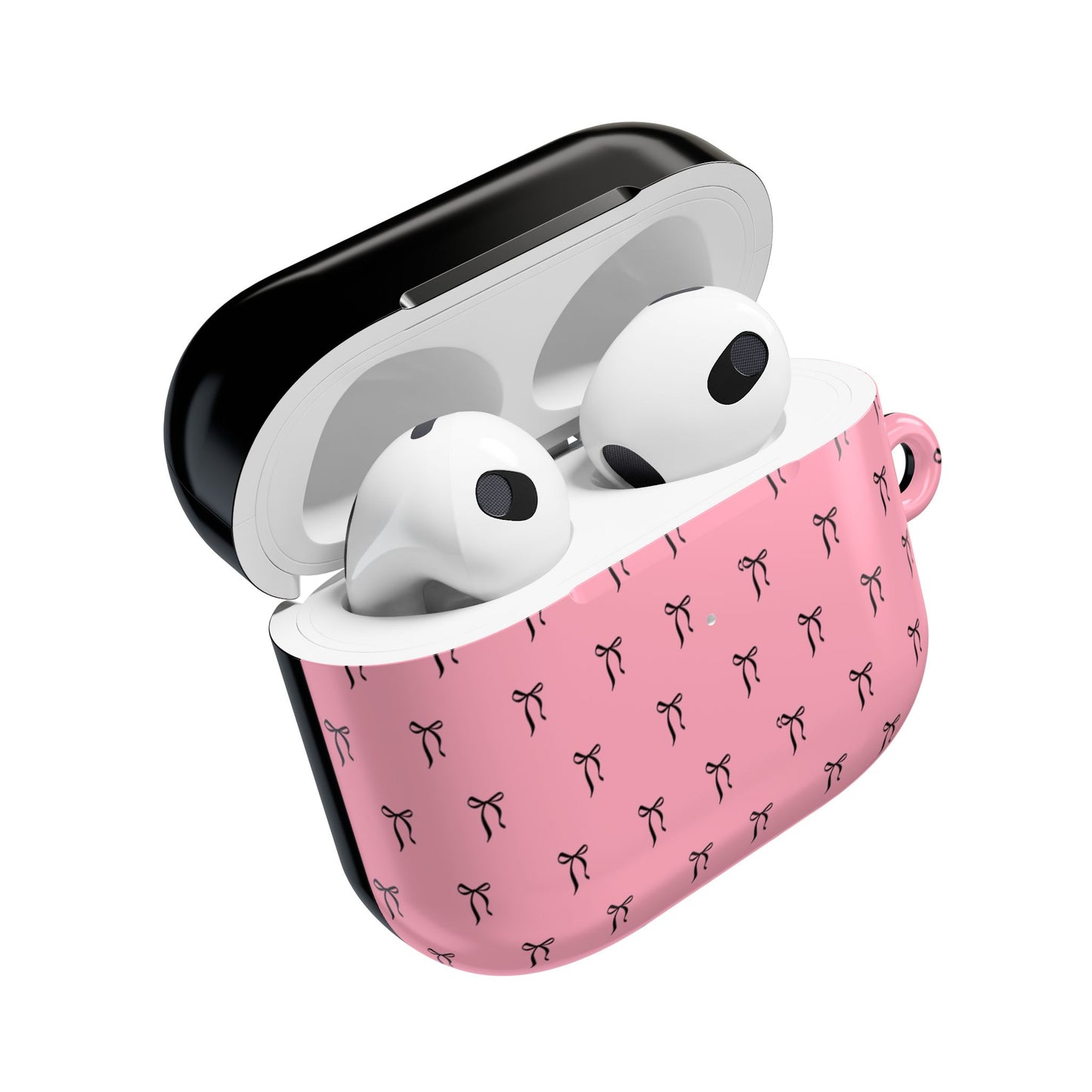 Ribbon Chic Bow Pattern AirPod Case, Cute Gift, Stylish Earbud Cover, Perfect for Birthdays, Holidays, and Everyday Use