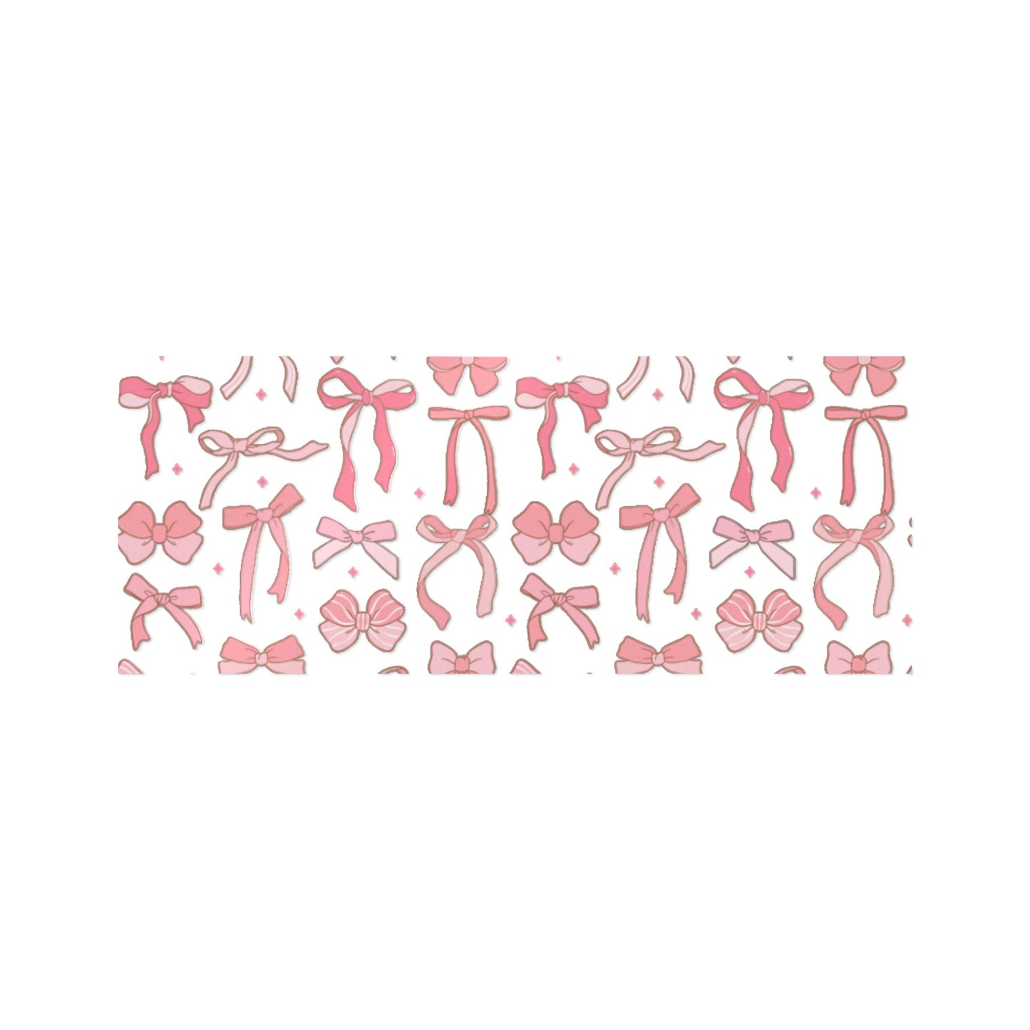 Pretty Chic Pink Bow Die-Cut Stickers - Perfect for Gifts and Decor