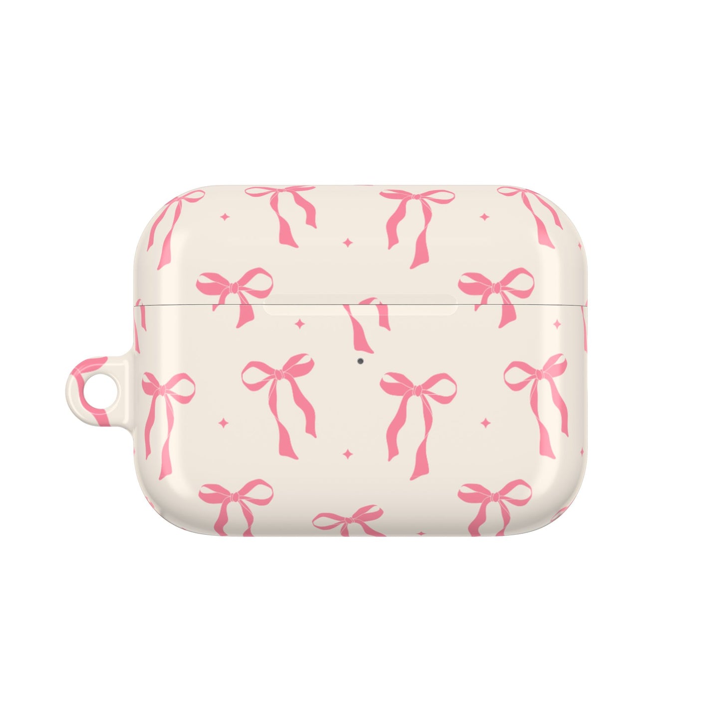 Chic Pink Ribbon AirPod Case - Stylish Protection for Music Lovers