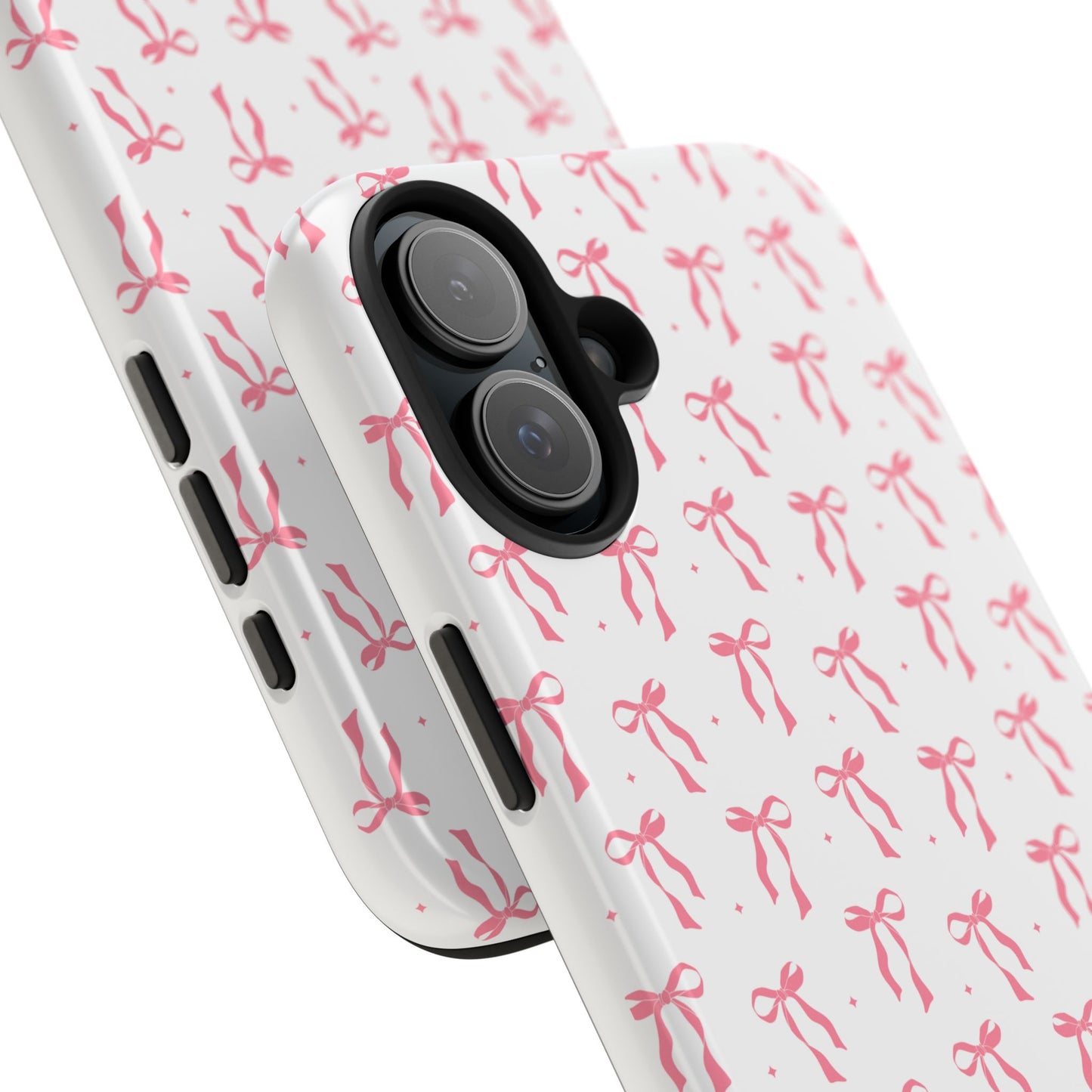 Ribbon Ballet Tough Phone Case - Stylish pink bows aesthetic