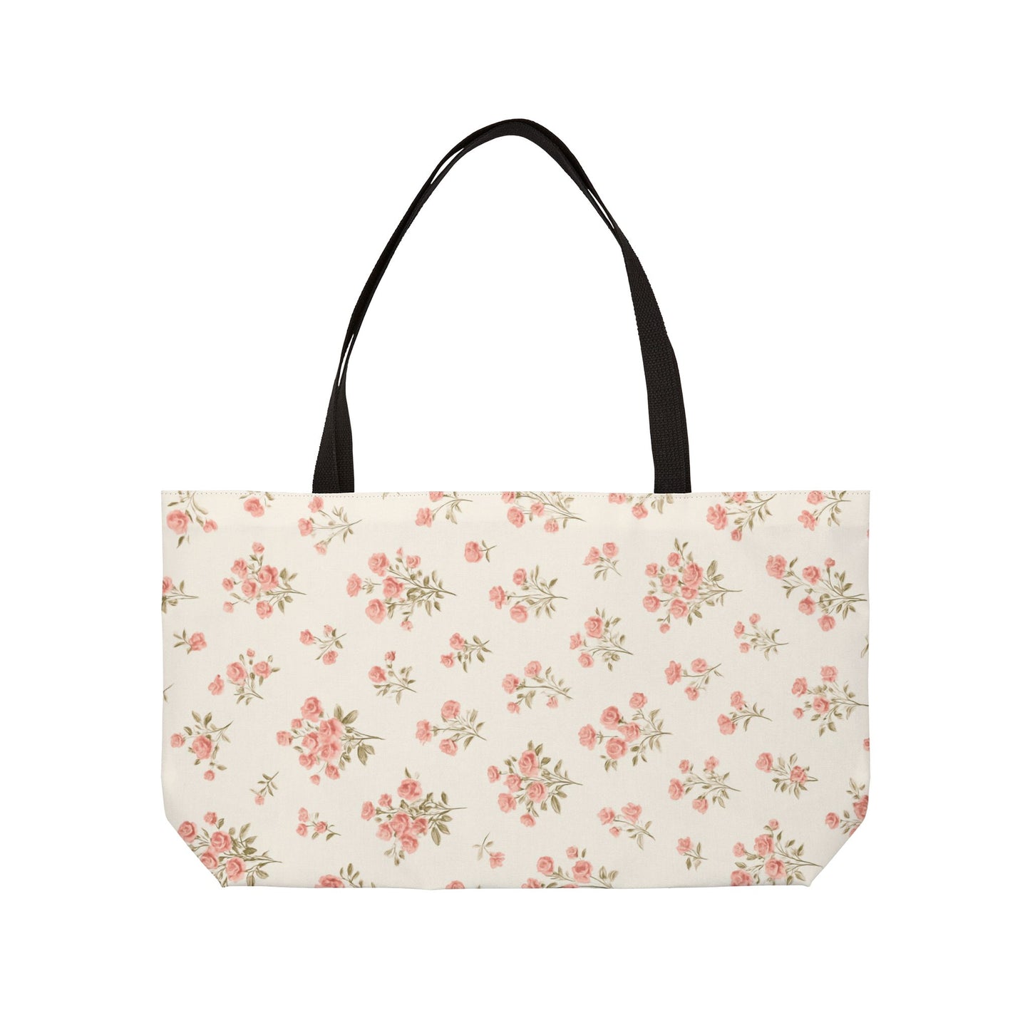 Pretty Botanical Floral Weekender Tote Bag - Perfect for Travel & Beach Days