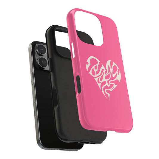 Vibrant Chic Heart Phone Cases - Cute Protection for Phone Lovers, Gift for Friends, Valentines Day, Trendy Accessories