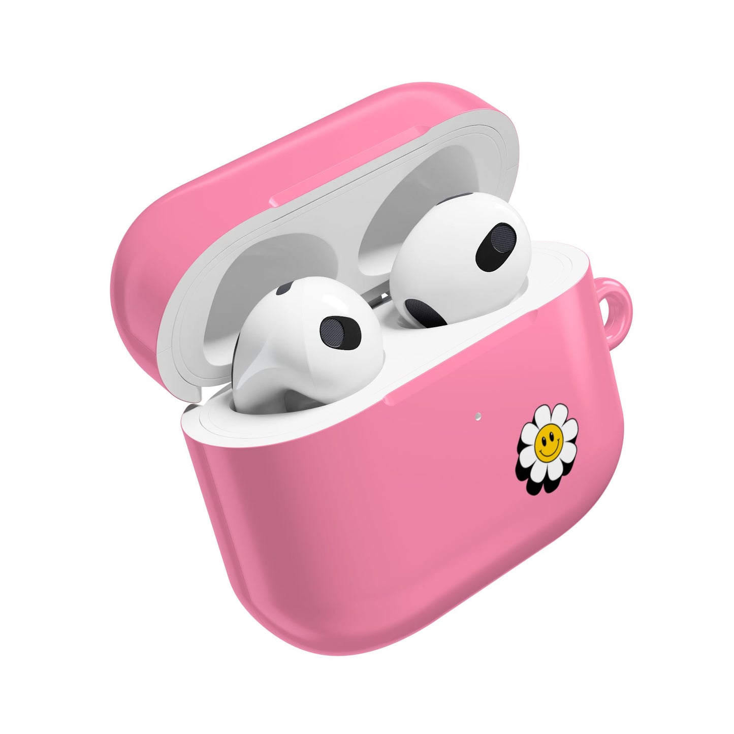 Sunflower Preppy Cute Pink Flower AirPod Case – Trendy & Protective Accessory