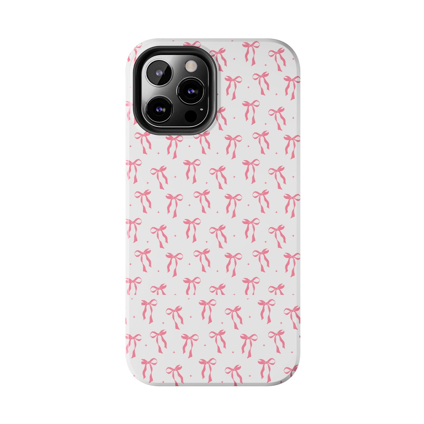 Ribbon Ballet Tough Phone Case - Stylish pink bows aesthetic