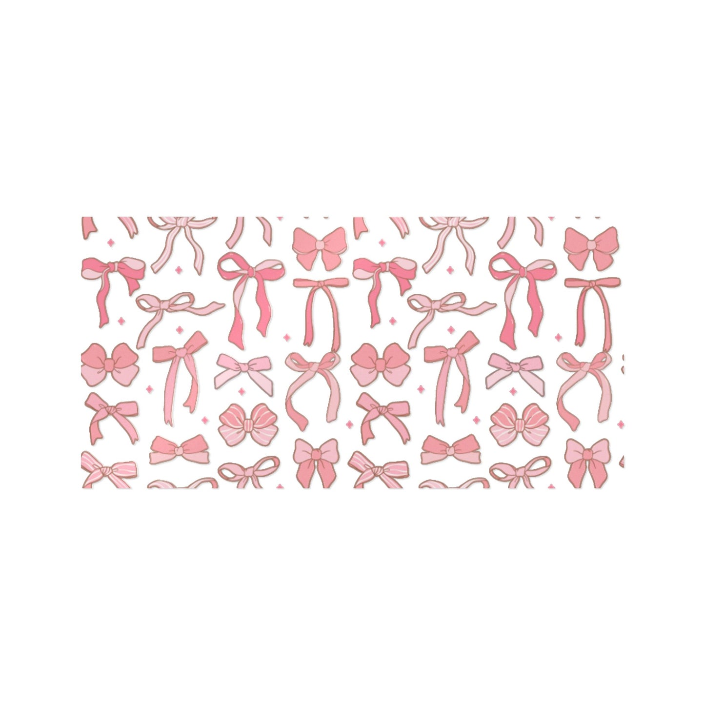 Pretty Chic Pink Bow Die-Cut Stickers - Perfect for Gifts and Decor