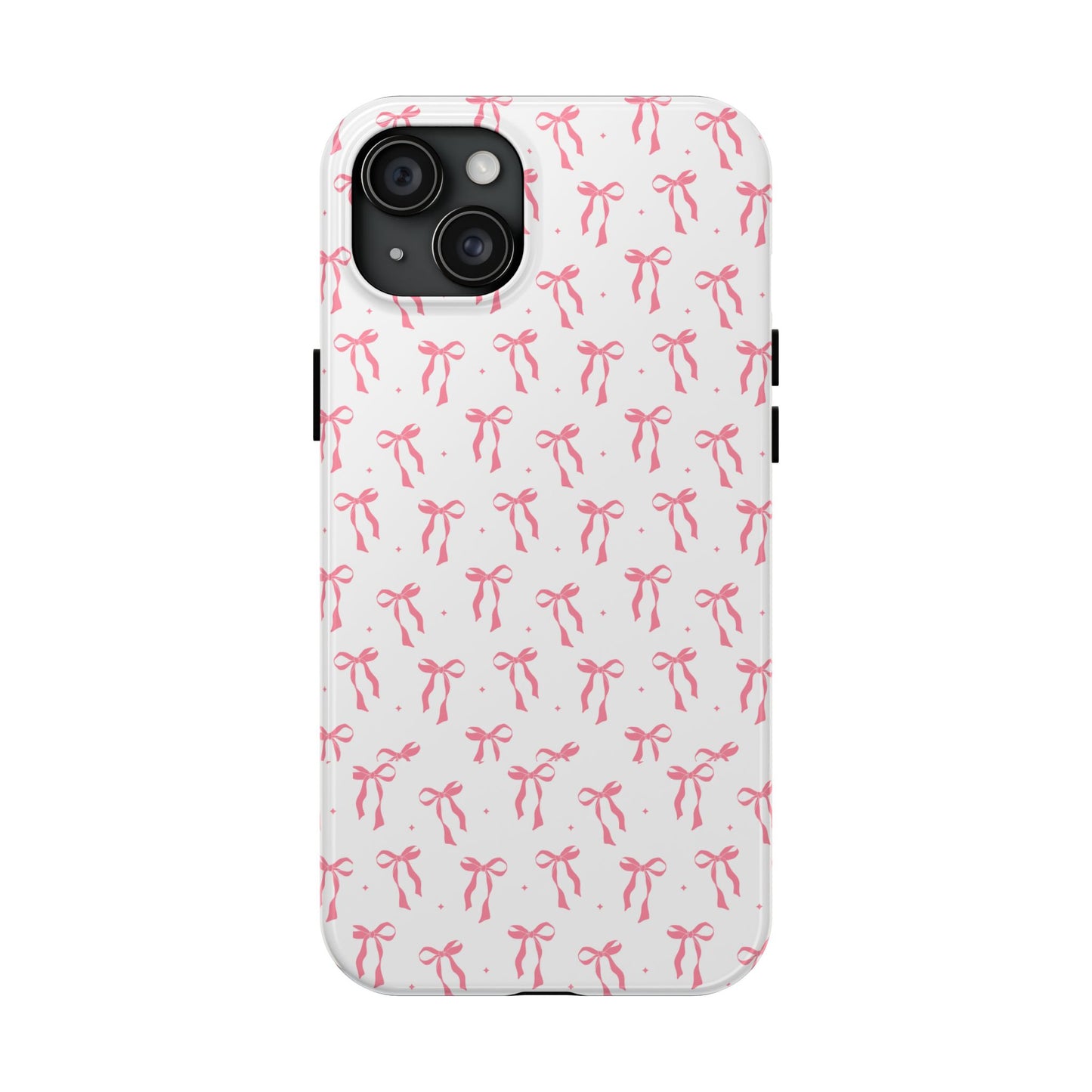 Ribbon Ballet Tough Phone Case - Stylish pink bows aesthetic