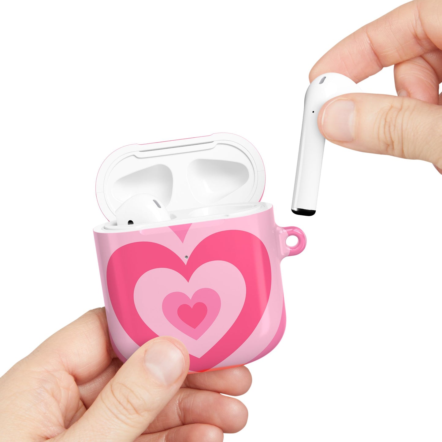 Beautiful Heart Print AirPod Case - Cute & Stylish Wireless Earbud Cover for Valentine’s Day
