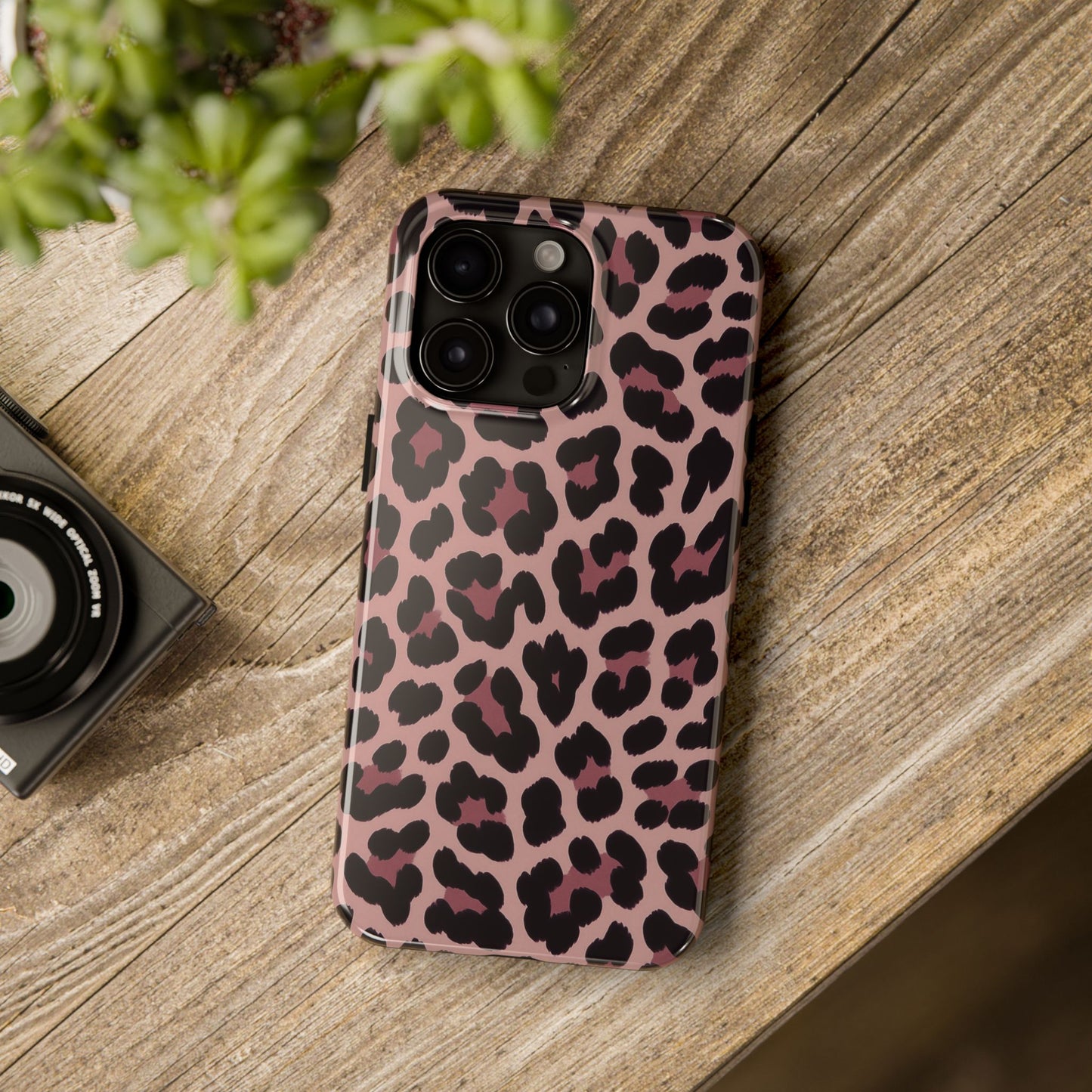 Stylish Phone Case - Leopard Print, Durable Protection