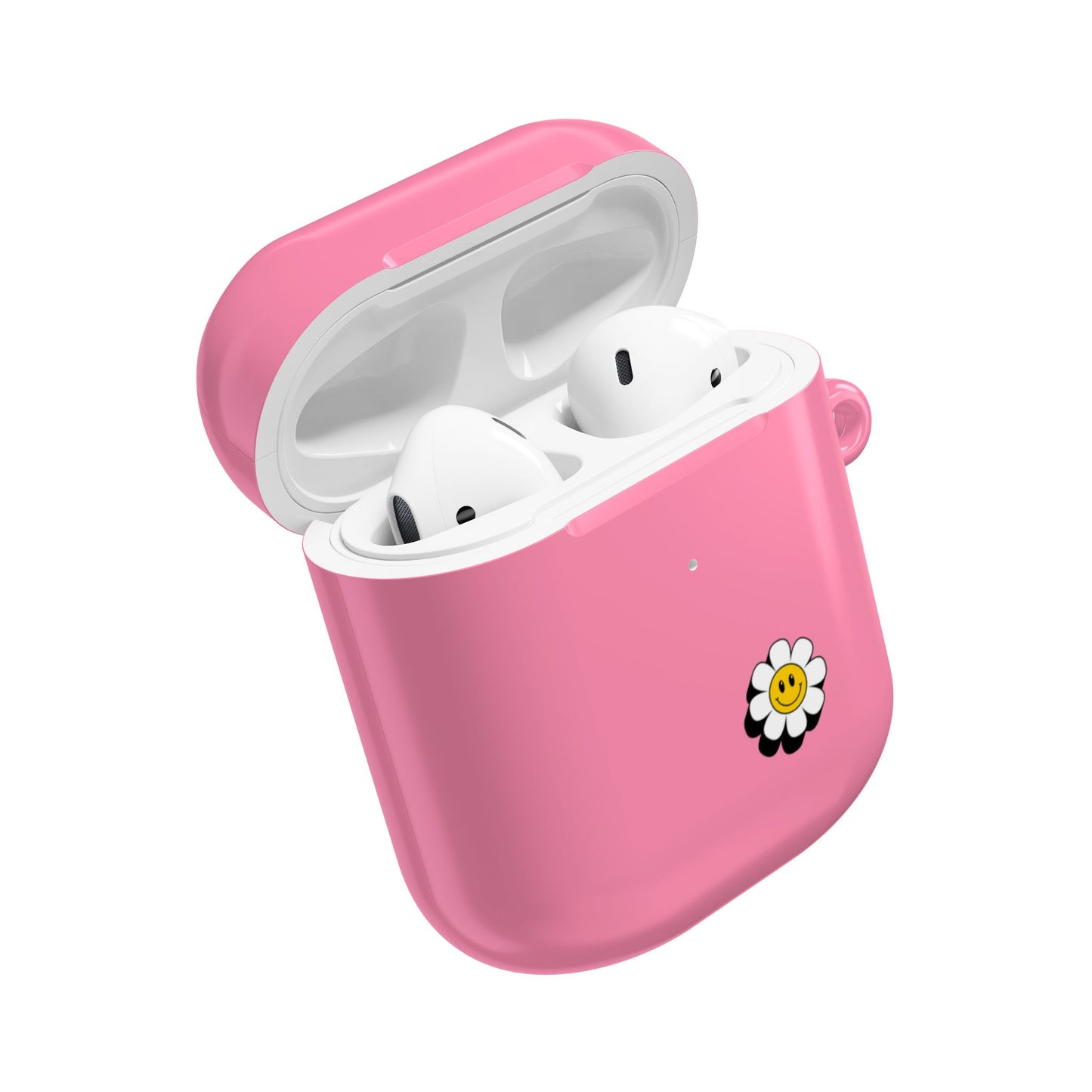 Sunflower Preppy Cute Pink Flower AirPod Case – Trendy & Protective Accessory