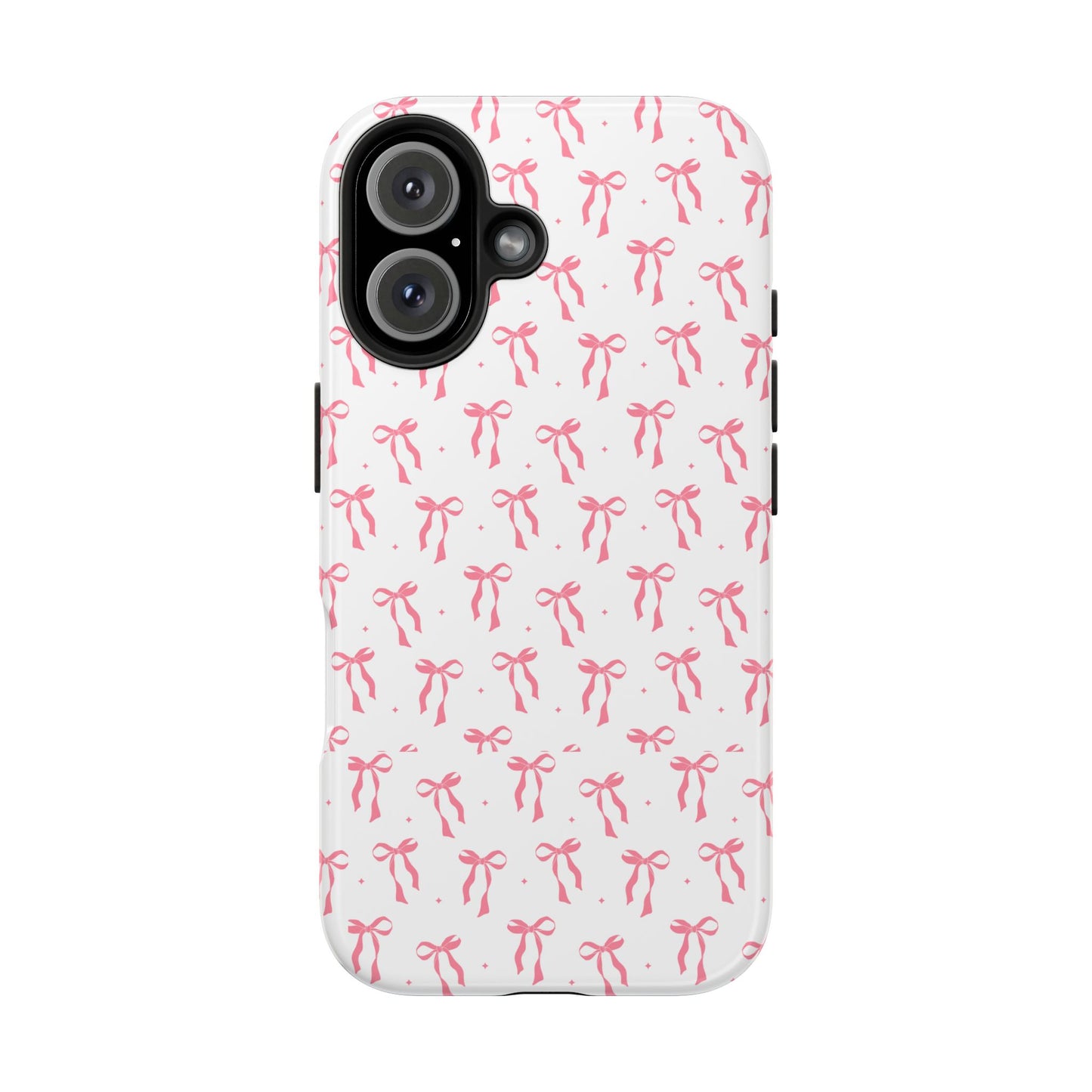 Ribbon Ballet Tough Phone Case - Stylish pink bows aesthetic