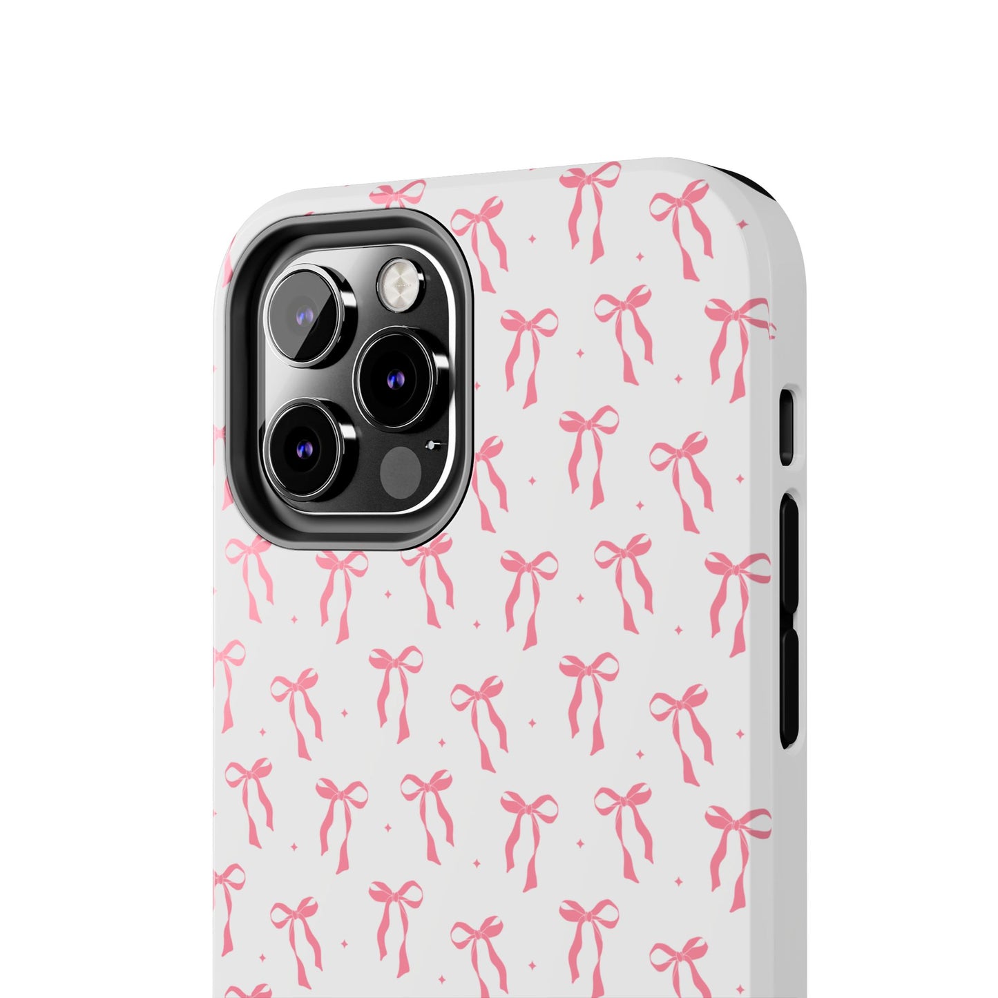 Ribbon Ballet Tough Phone Case - Stylish pink bows aesthetic