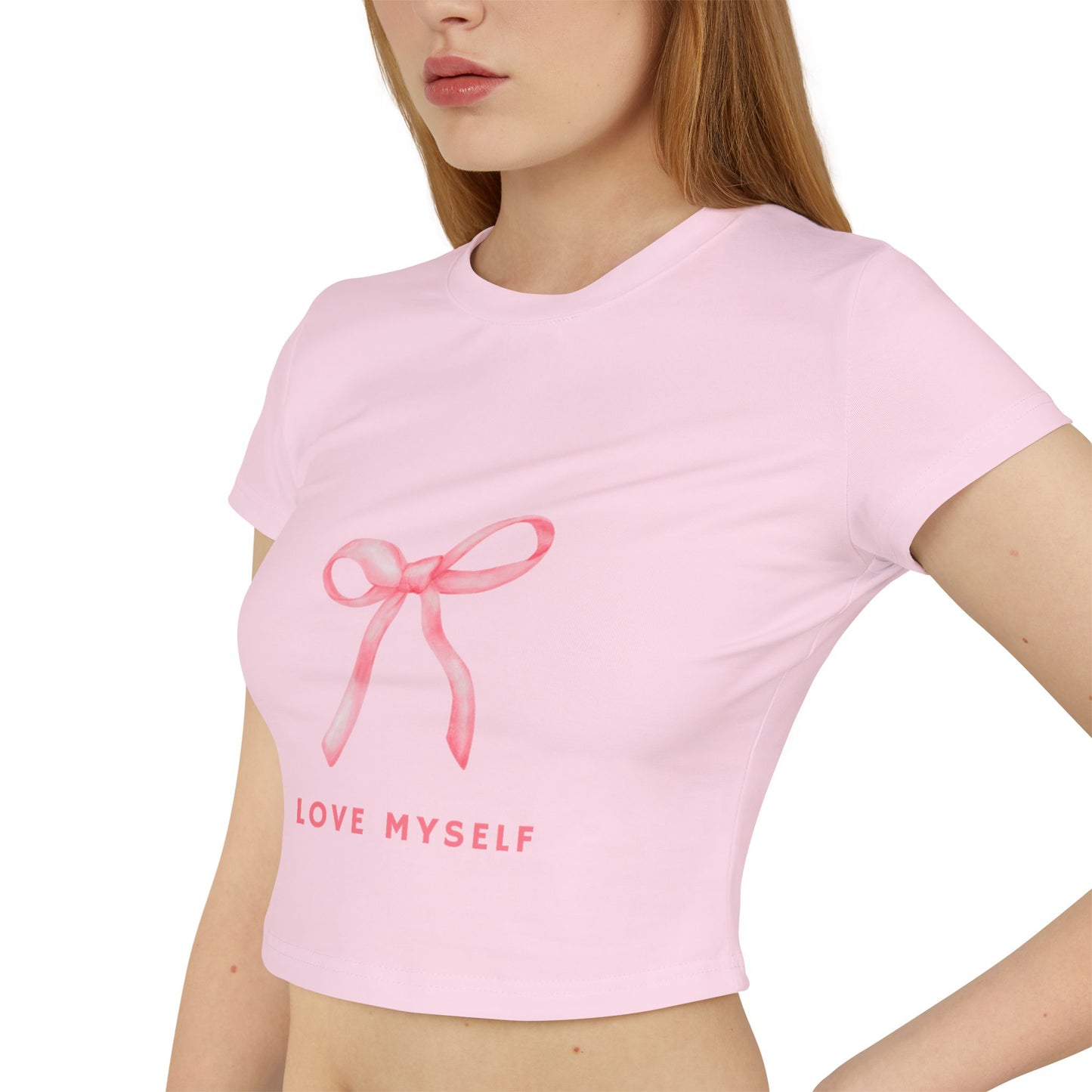 I Love Myself Women's Baby Tee - Self-Love Fashion for Everyday Wear
