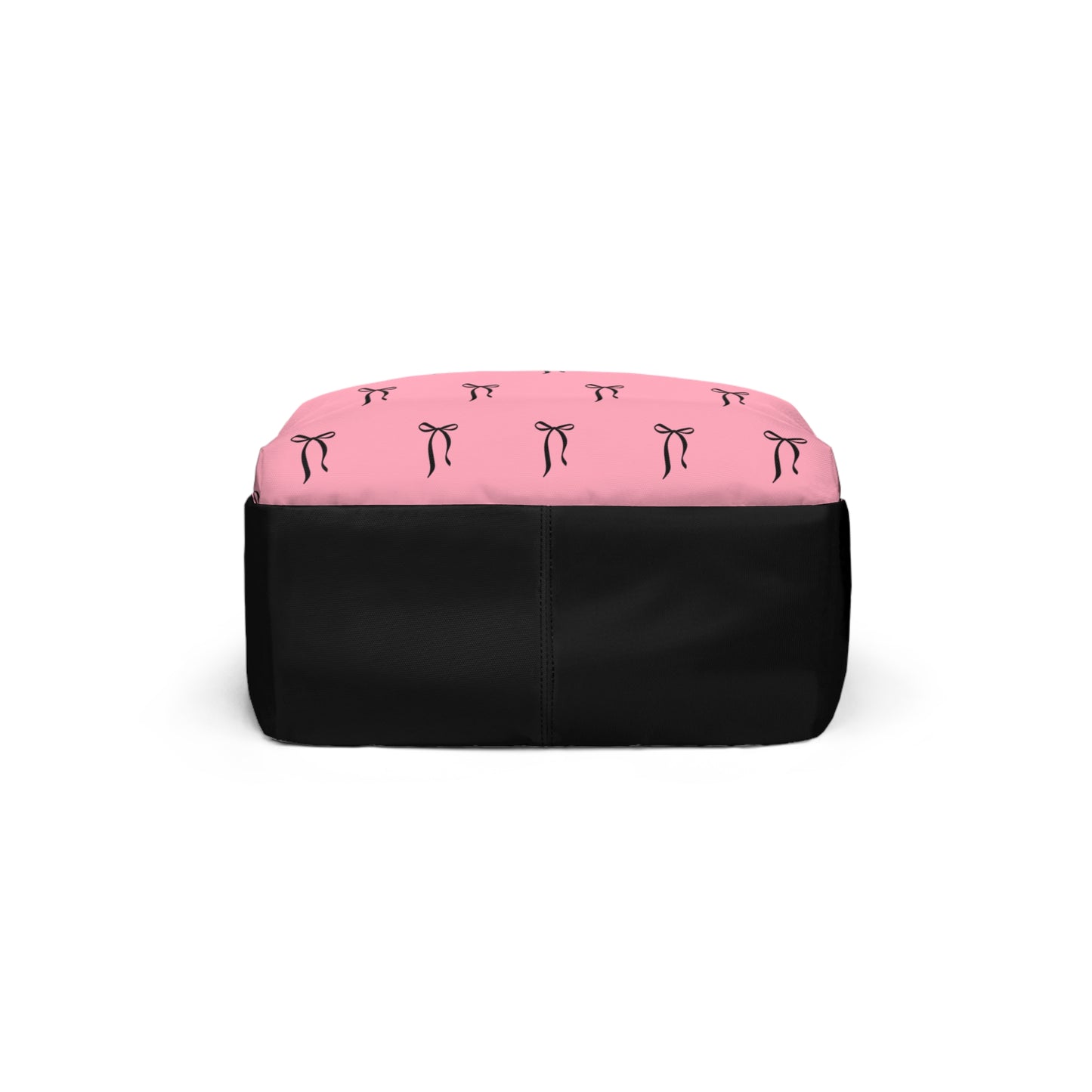 I Fun Chic Pink Bow Pattern Unisex Classic Backpack - Stylish & Functional Everyday Carry