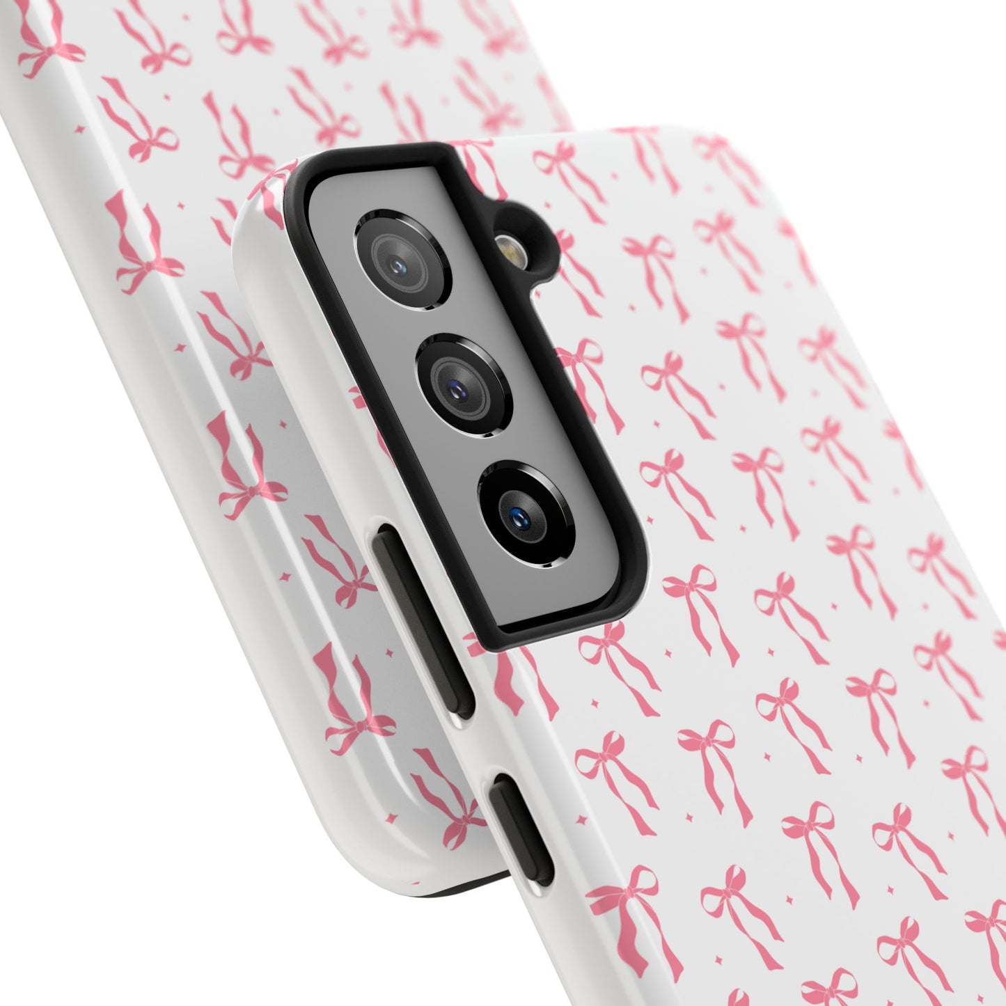 Ribbon Ballet Tough Phone Case - Stylish pink bows aesthetic