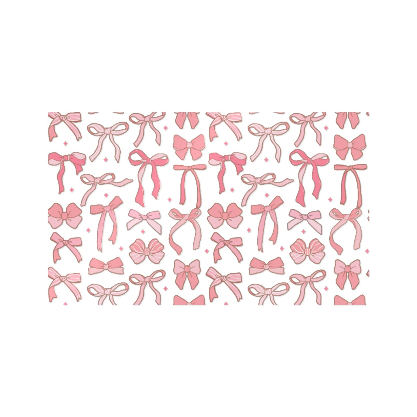 Pretty Chic Pink Bow Die-Cut Stickers - Perfect for Gifts and Decor