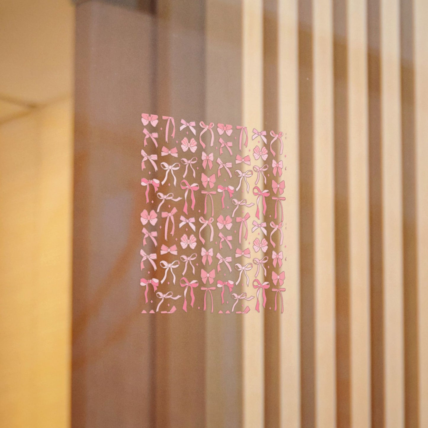 Pretty Chic Pink Bow Die-Cut Stickers - Perfect for Gifts and Decor