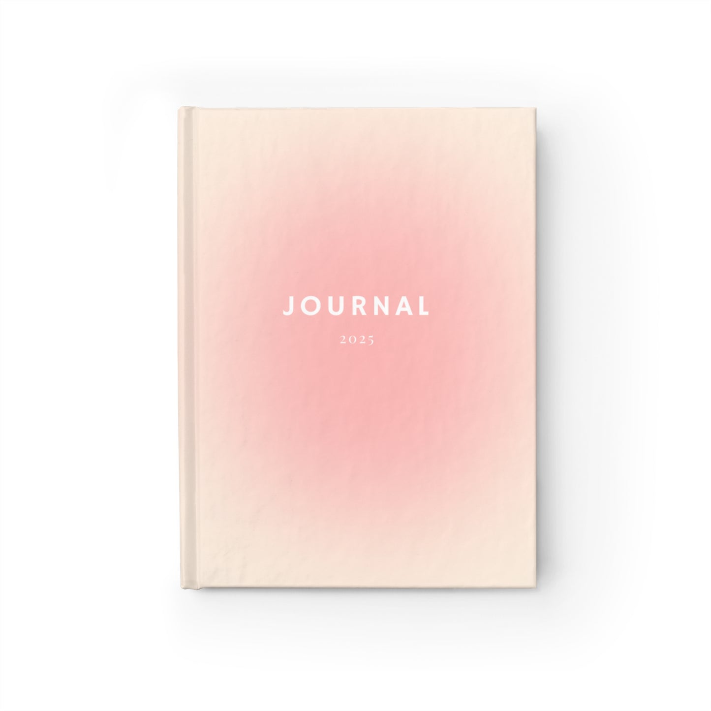 Beautiful Pink Print Journal - Ruled Line Notebook for Daily Inspiration