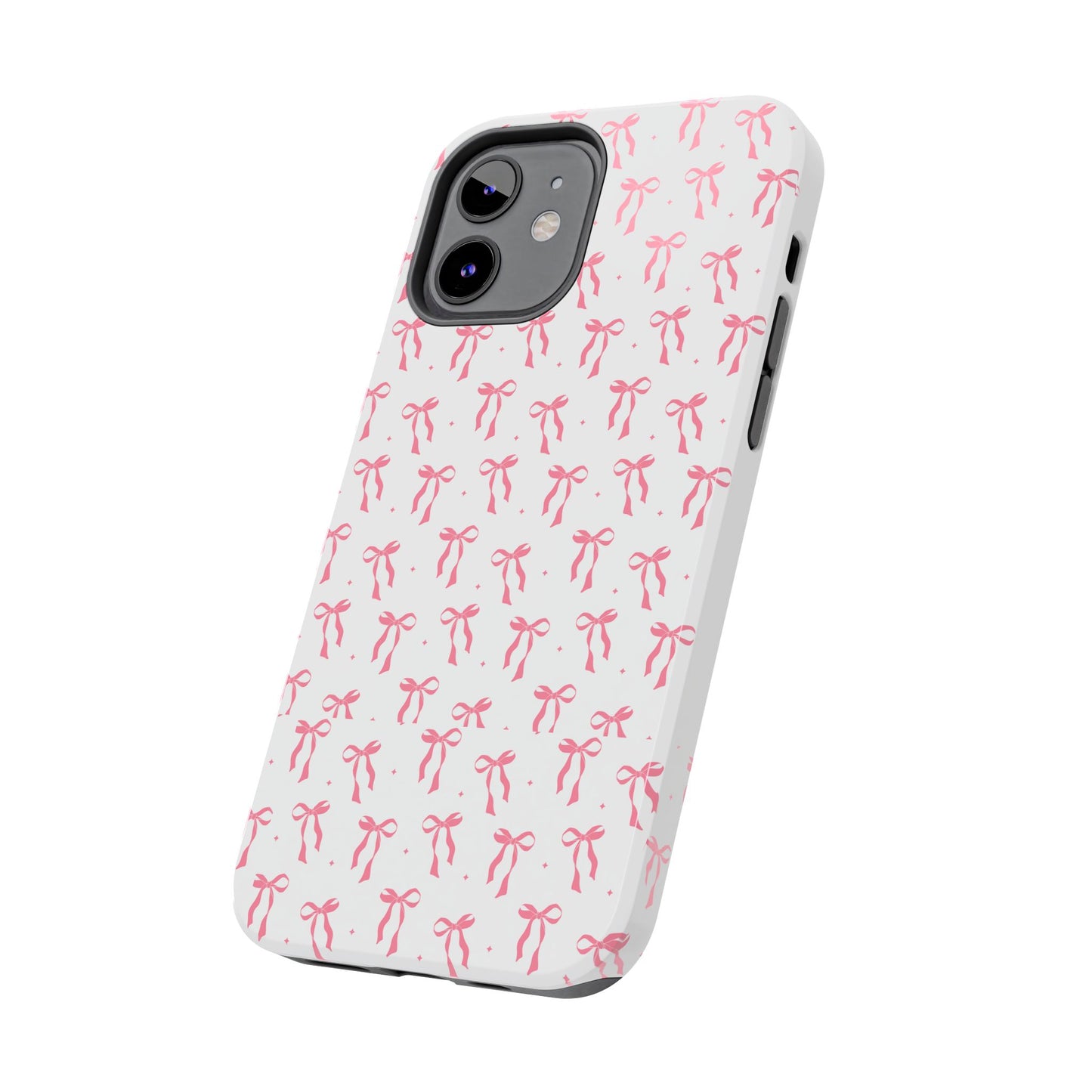 Ribbon Ballet Tough Phone Case - Stylish pink bows aesthetic