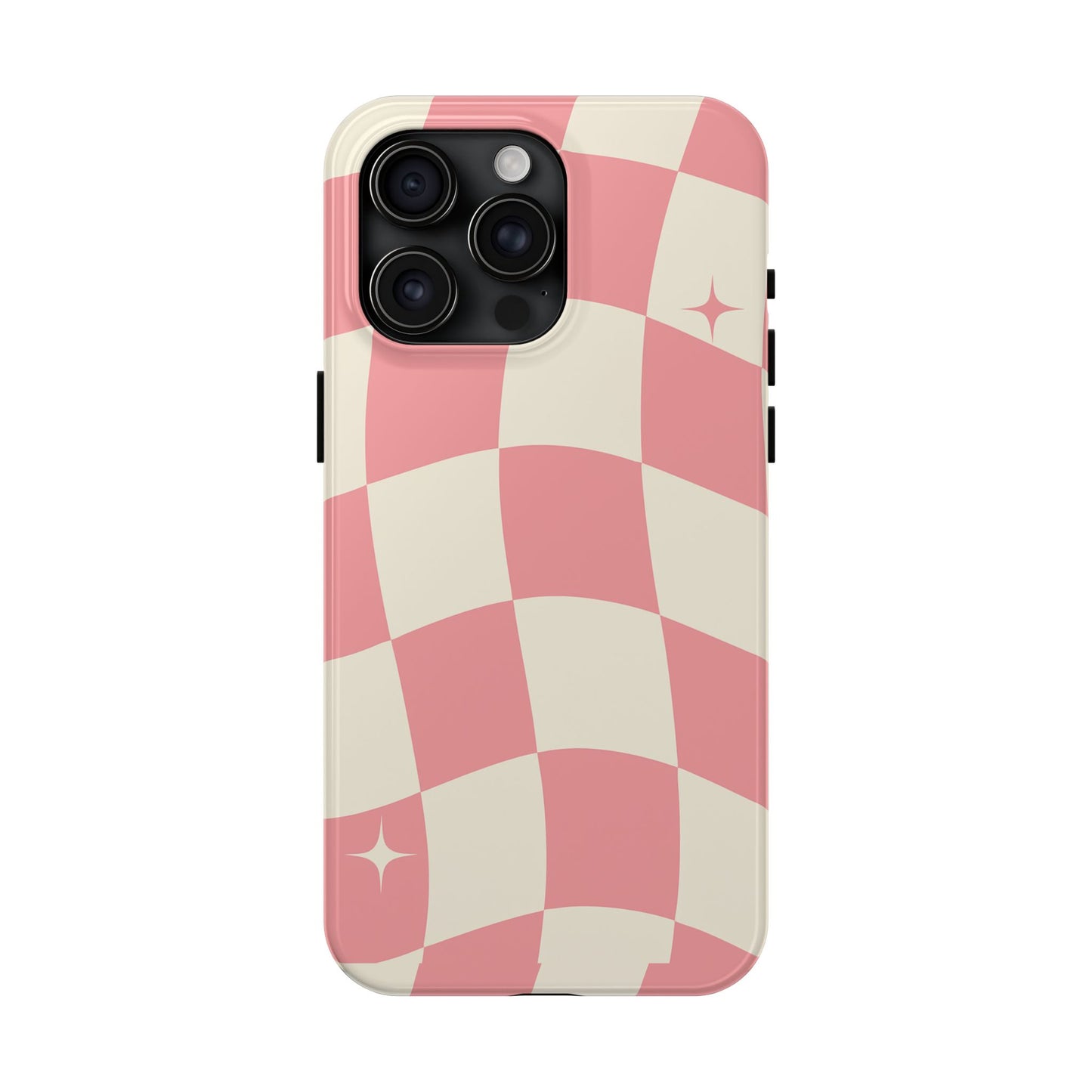 Aesthetic Vibrant Checkerboard Tough Phone Case - Stylish Protection for Trendsetters