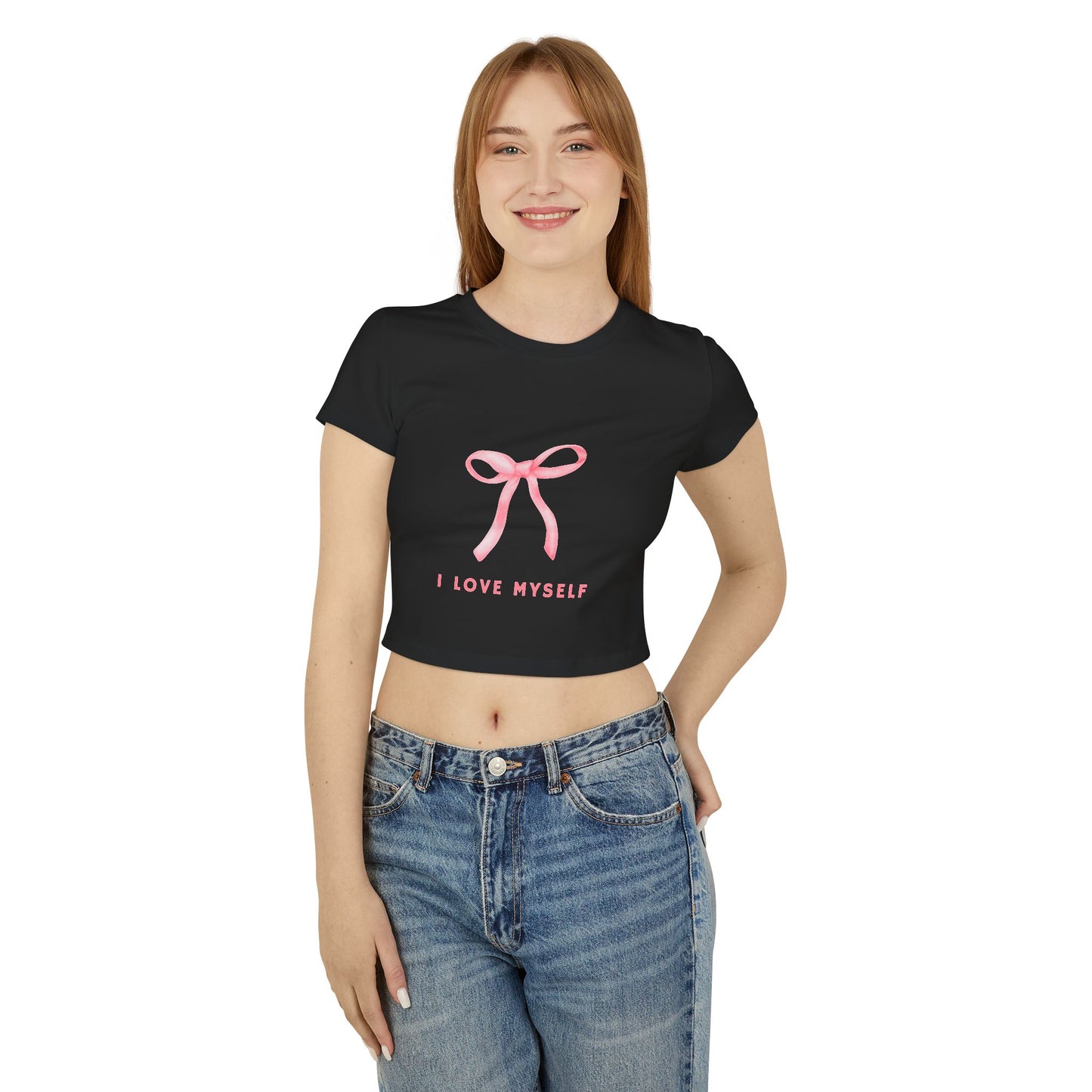 I Love Myself Women's Baby Tee - Self-Love Fashion for Everyday Wear