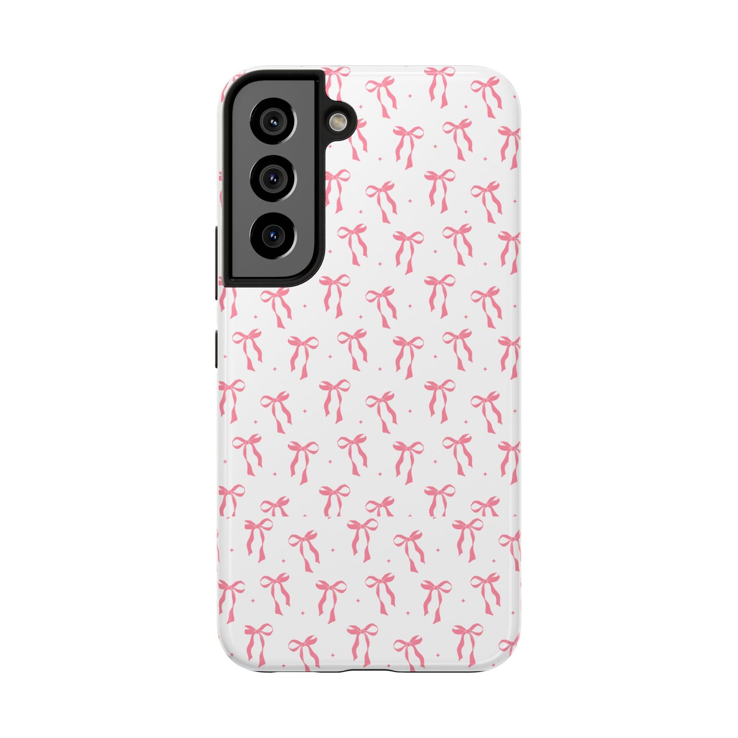 Ribbon Ballet Tough Phone Case - Stylish pink bows aesthetic