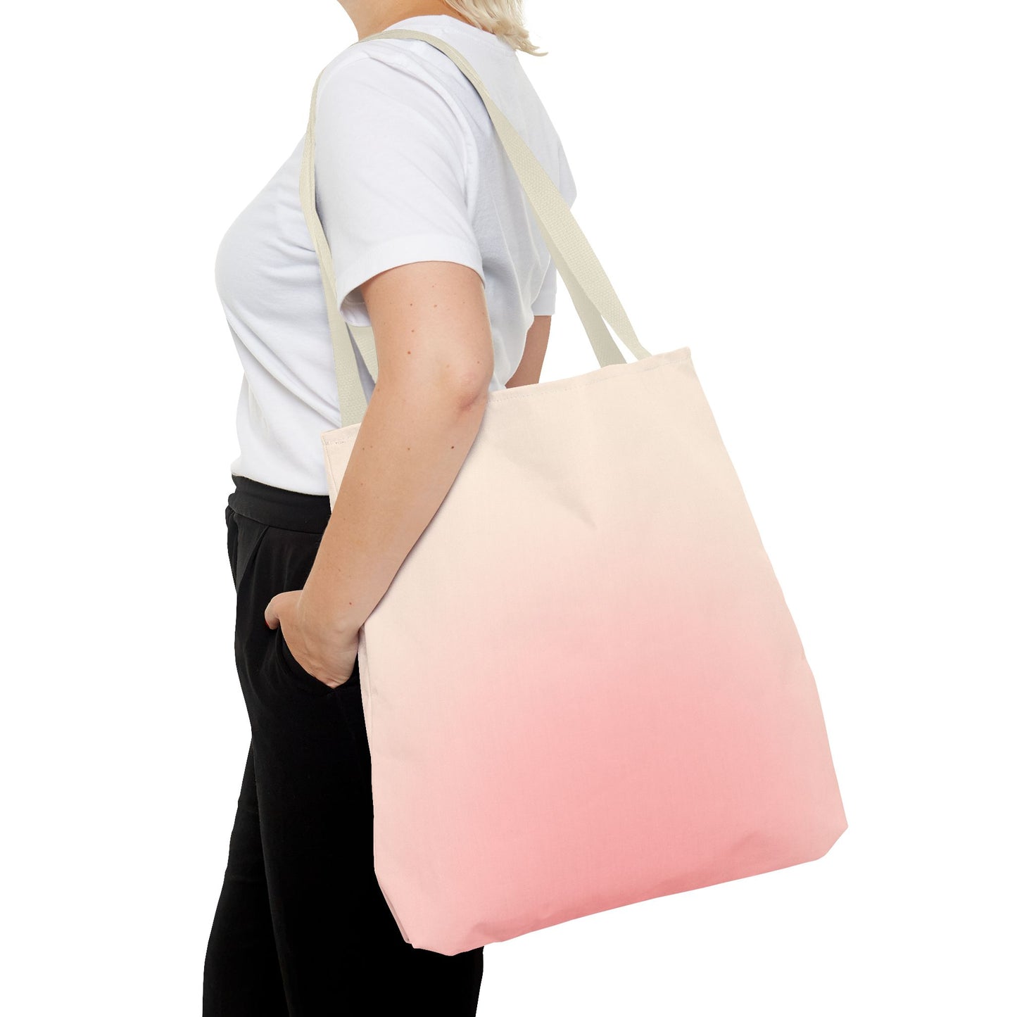 Pink Ombre Tote Bag - Stylish & Versatile Carryall for Everyday Use