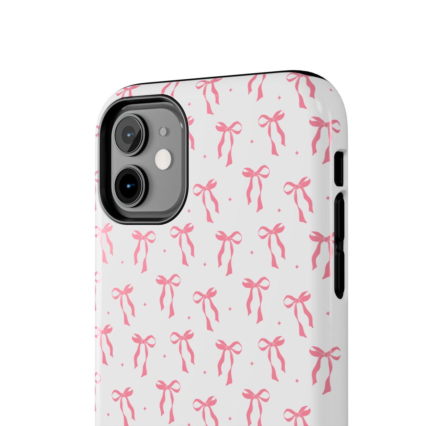 Ribbon Ballet Tough Phone Case - Stylish pink bows aesthetic