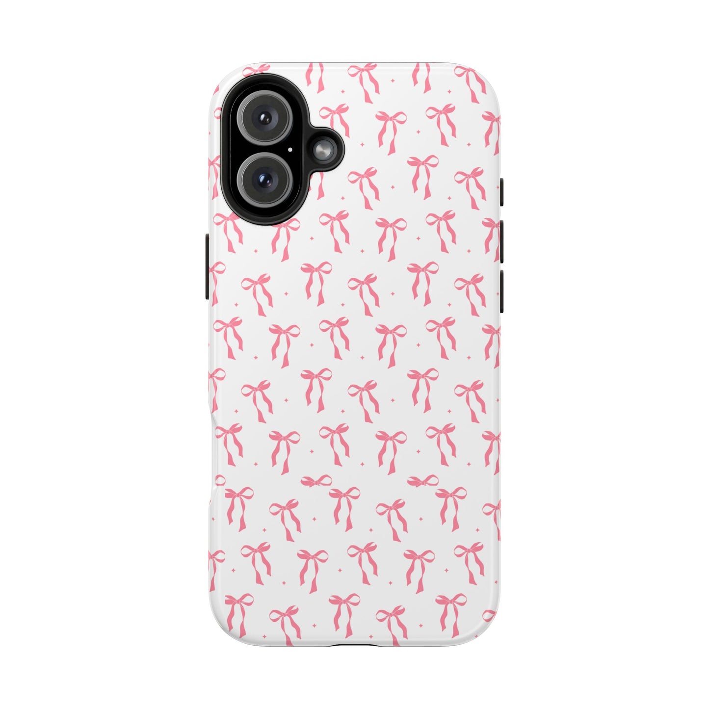 Ribbon Ballet Tough Phone Case - Stylish pink bows aesthetic
