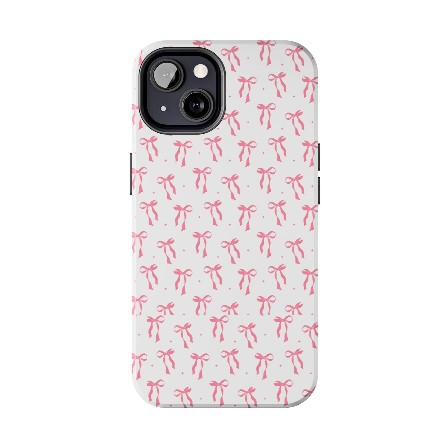 Ribbon Ballet Tough Phone Case - Stylish pink bows aesthetic