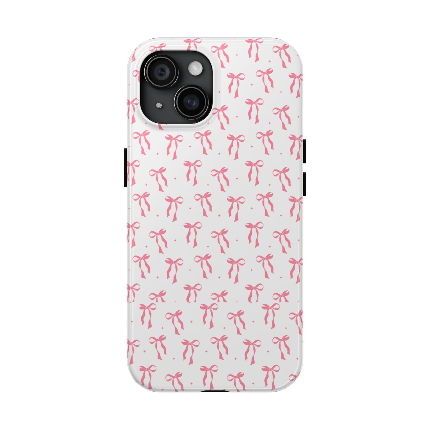 Ribbon Ballet Tough Phone Case - Stylish pink bows aesthetic