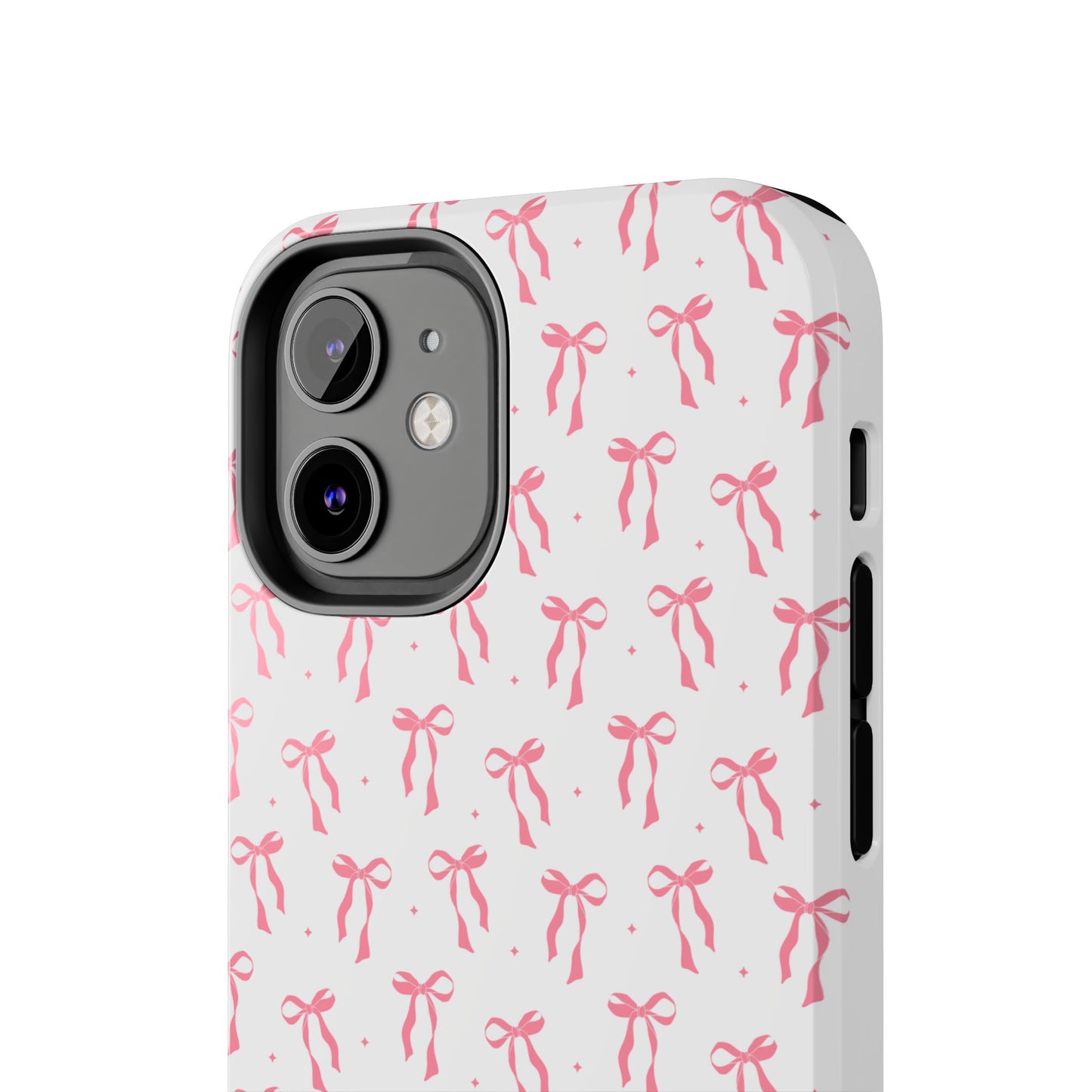 Ribbon Ballet Tough Phone Case - Stylish pink bows aesthetic