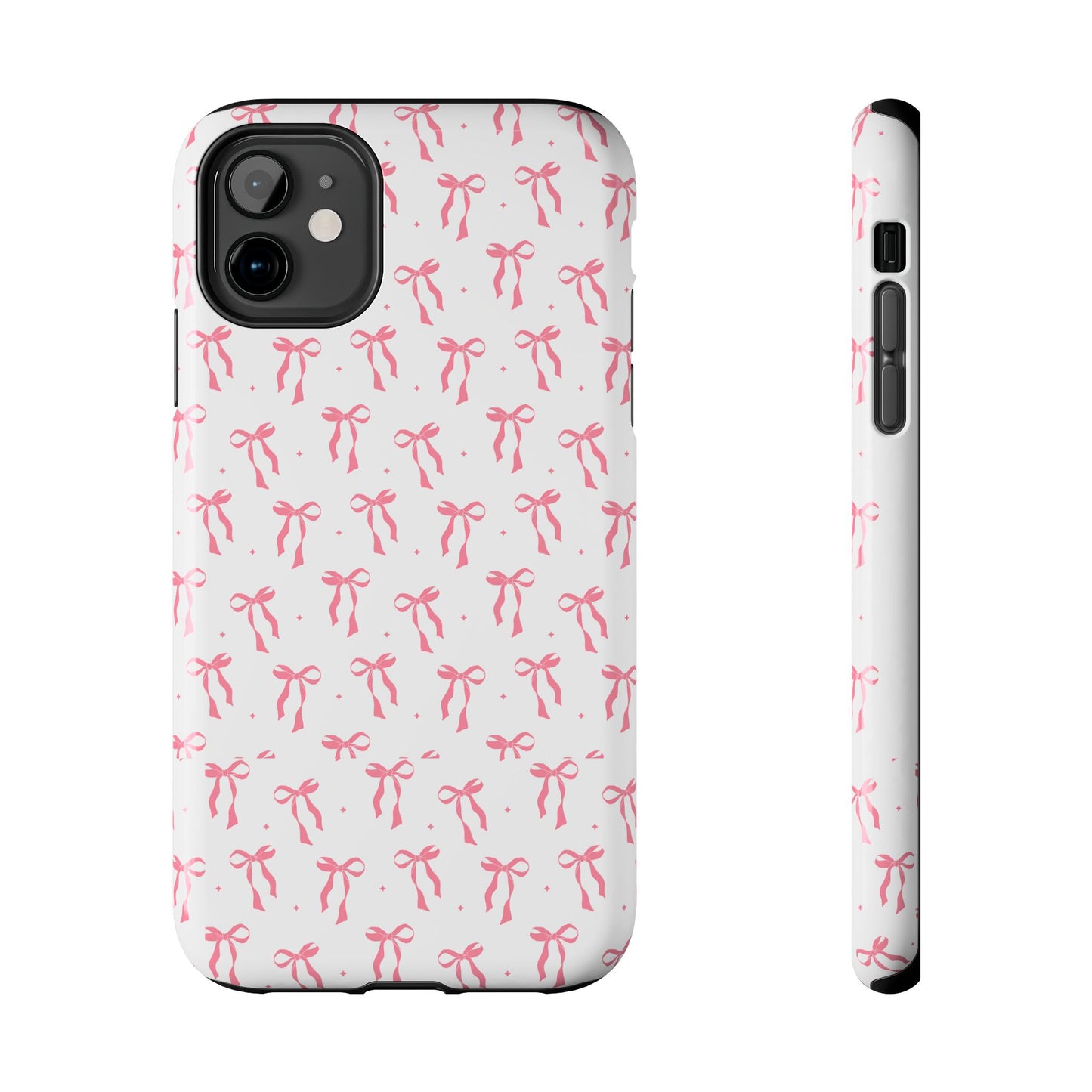Ribbon Ballet Tough Phone Case - Stylish pink bows aesthetic