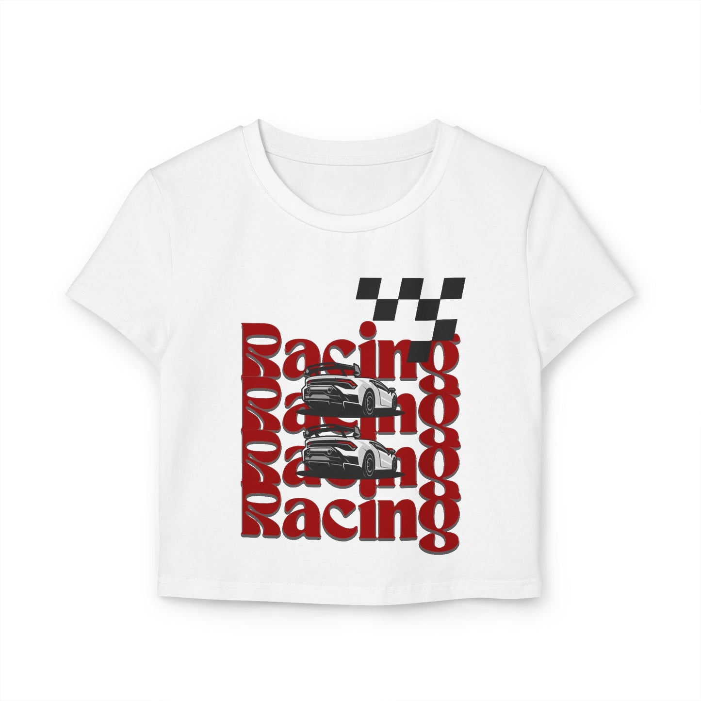 Racing Tee - Trendy Women's Sportswear, Perfect for Racing Fans, Casual Outings, Gifts for Her, Summer Style, Weekend Comfort