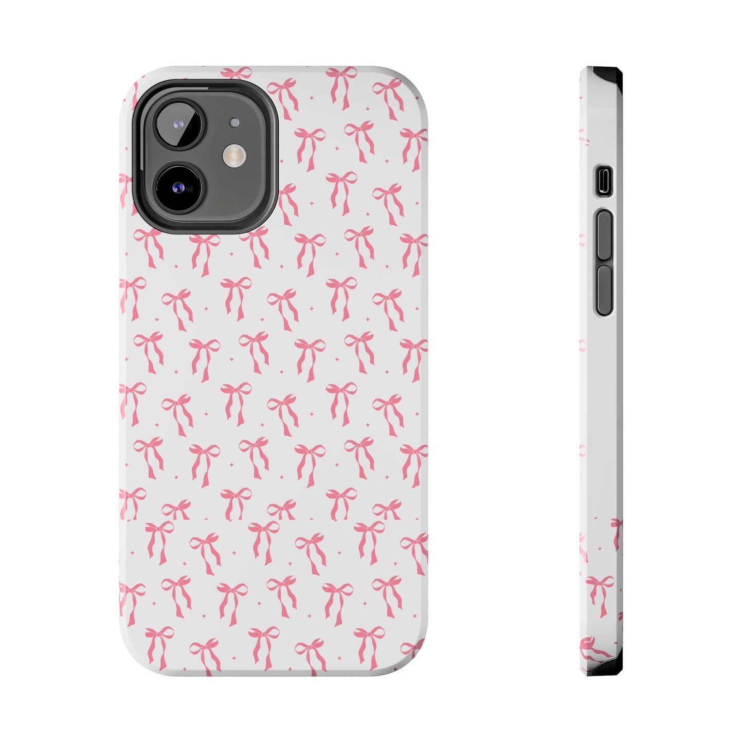 Ribbon Ballet Tough Phone Case - Stylish pink bows aesthetic