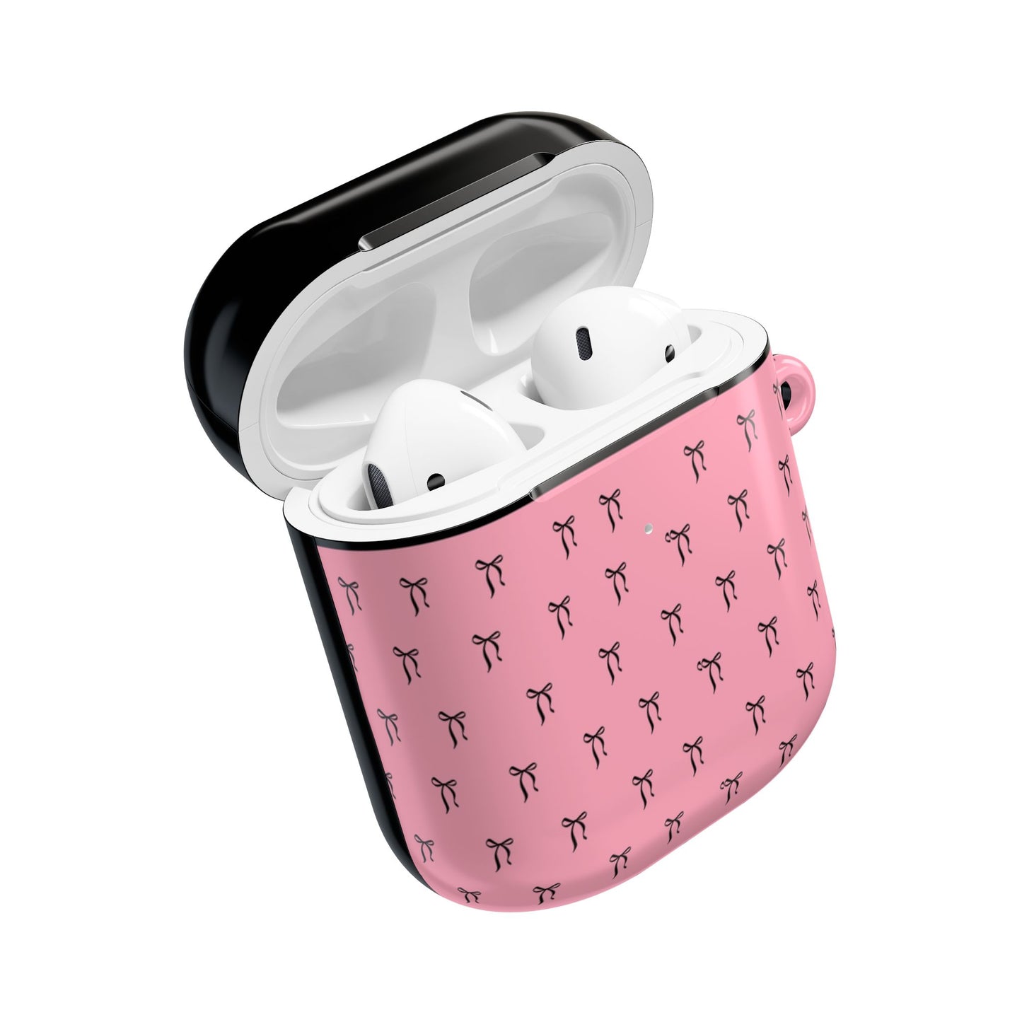 Ribbon Chic Bow Pattern AirPod Case, Cute Gift, Stylish Earbud Cover, Perfect for Birthdays, Holidays, and Everyday Use
