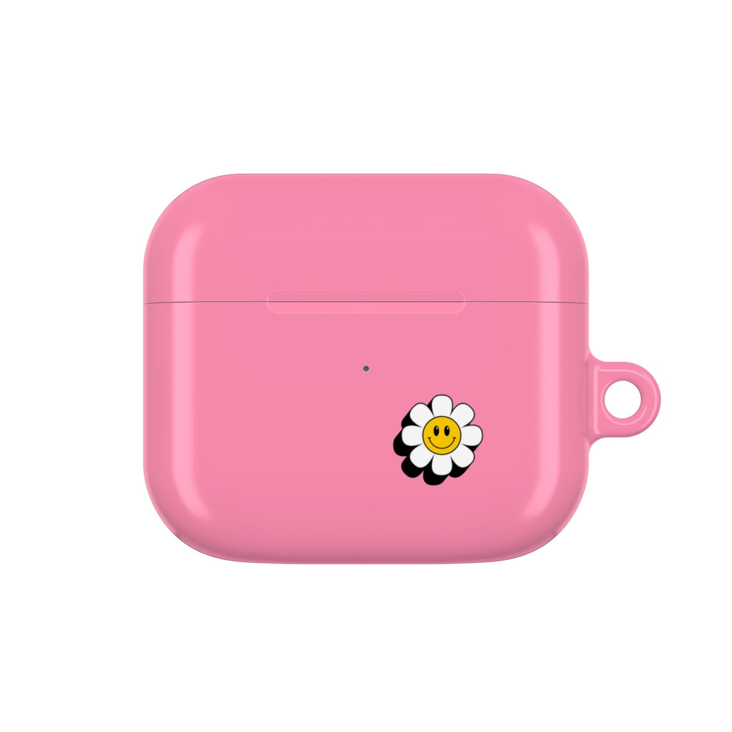 Sunflower Preppy Cute Pink Flower AirPod Case – Trendy & Protective Accessory