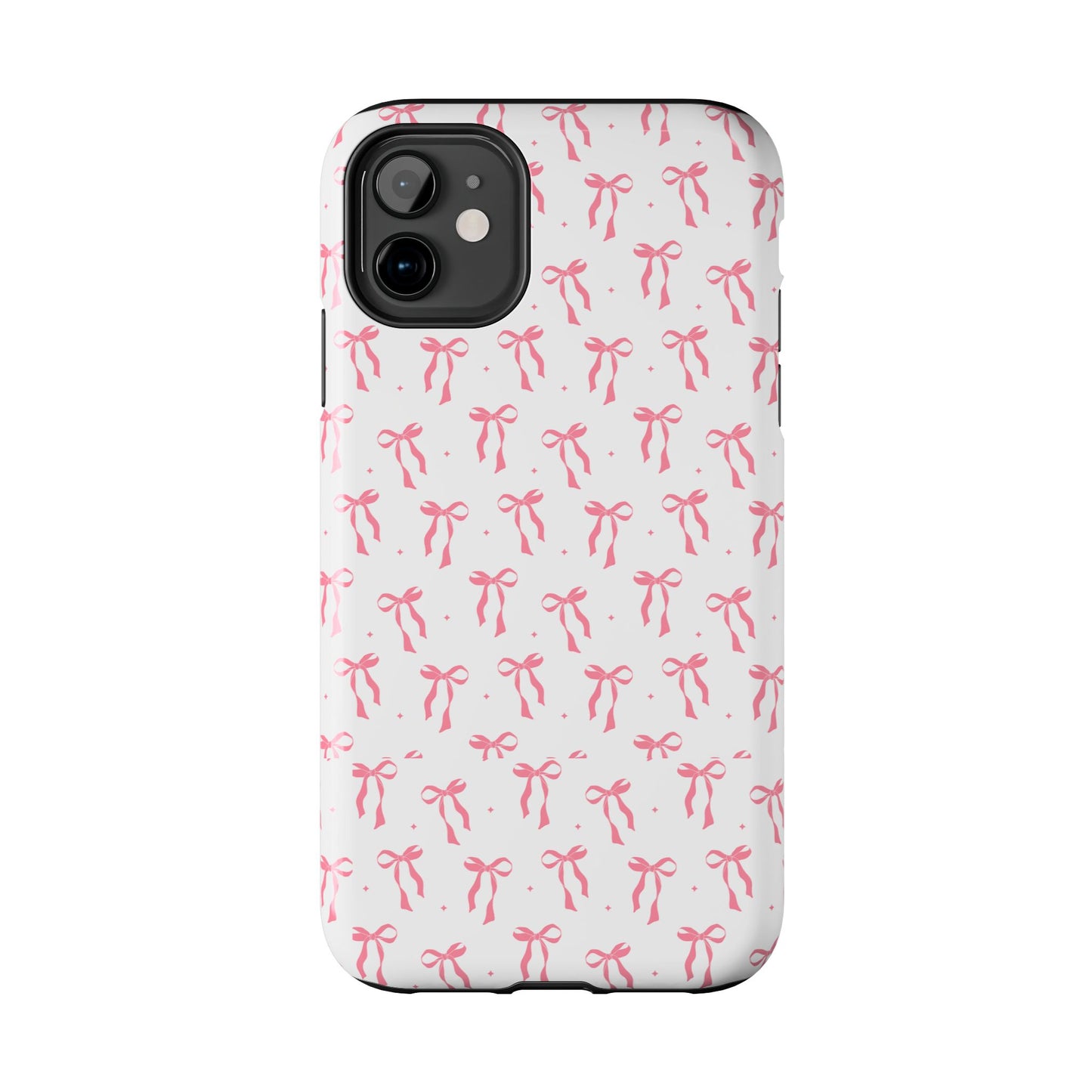 Ribbon Ballet Tough Phone Case - Stylish pink bows aesthetic