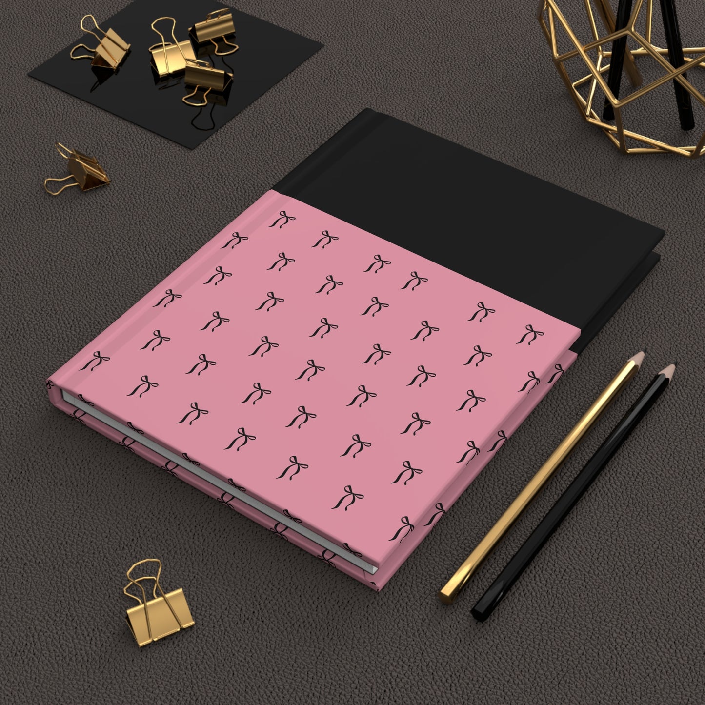 Pink Bows Hardcover Journal - Perfect for Note-taking, Gifts, Dancers, Planning, and Special Occasions