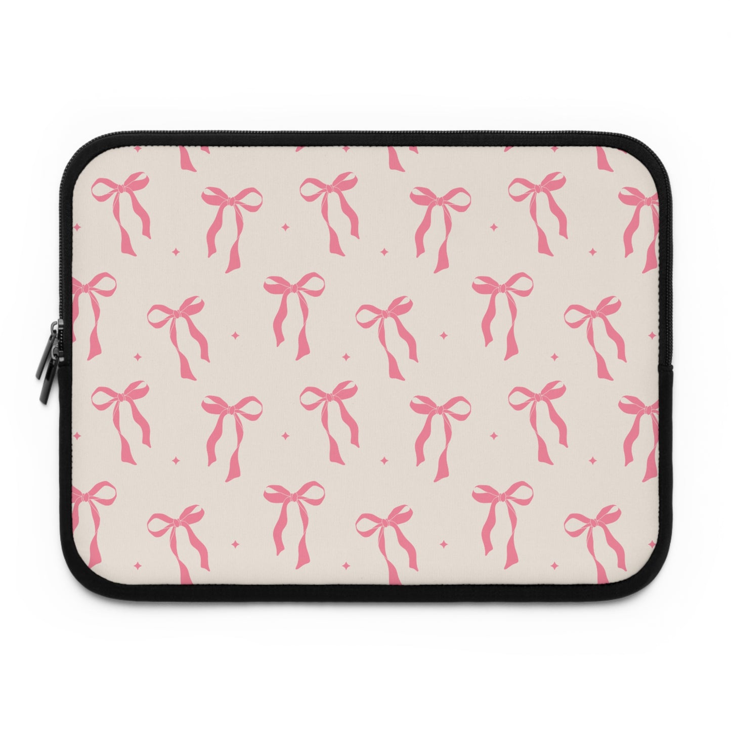 Chic Ribbon Laptop Sleeve - Stylish Protection for Your Tech