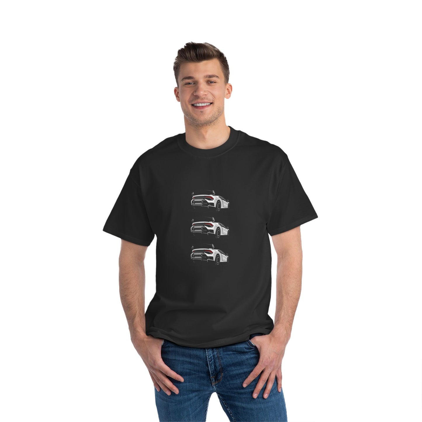 Sporty Car Graphic Tee, Car Enthusiast T-Shirt, Short-Sleeve Vehicle Shirt, Gift for Car Lovers, Automotive Apparel